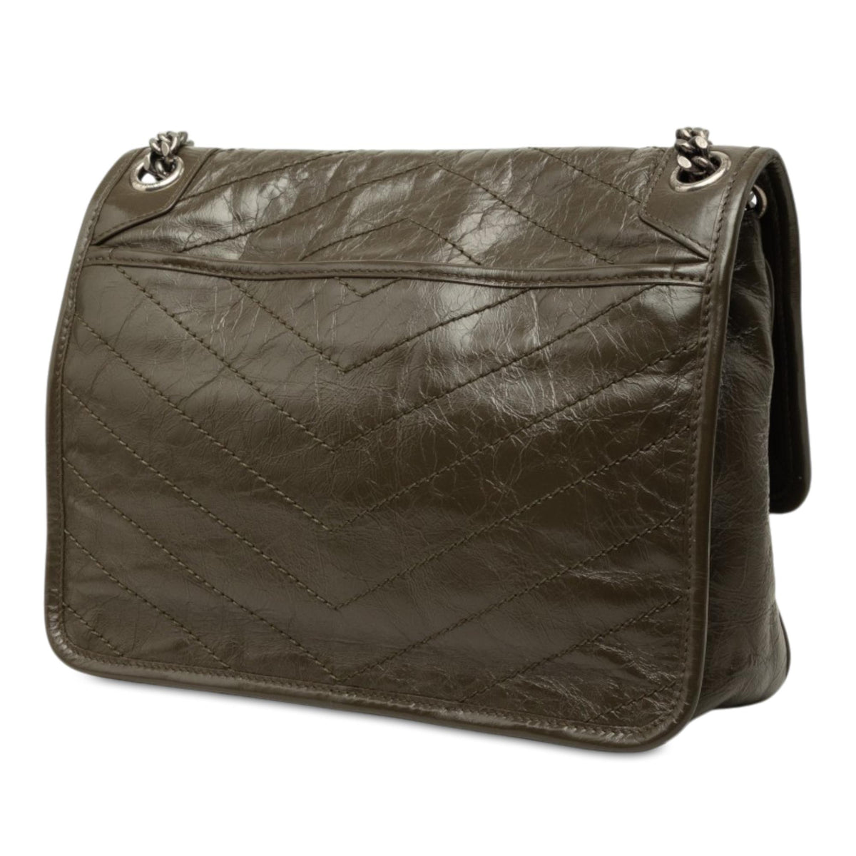 Saint Laurent Medium Crinkled Calfskin Niki