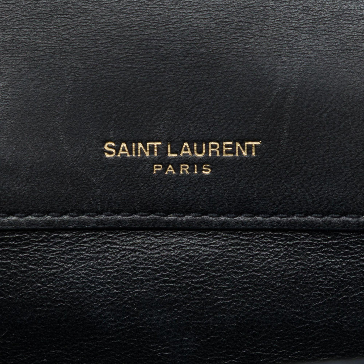 Saint Laurent Medium Lambskin Monogram Vicky Chain Bag