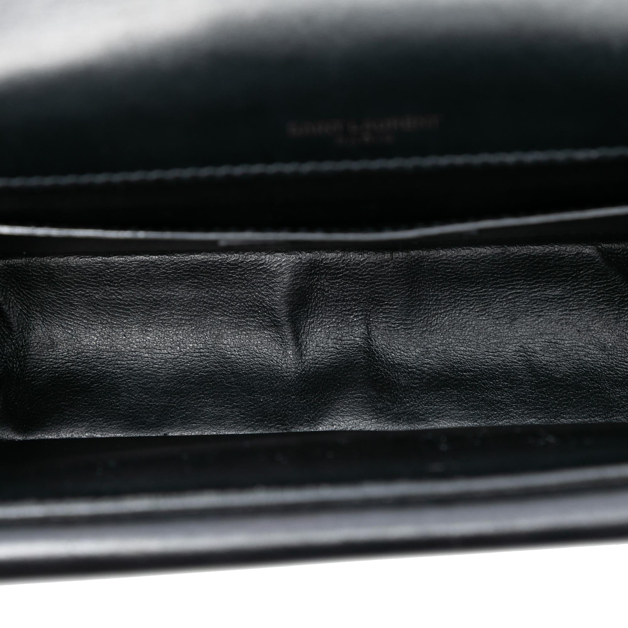 Saint Laurent Medium Leather Monogram Sulpice Crossbody