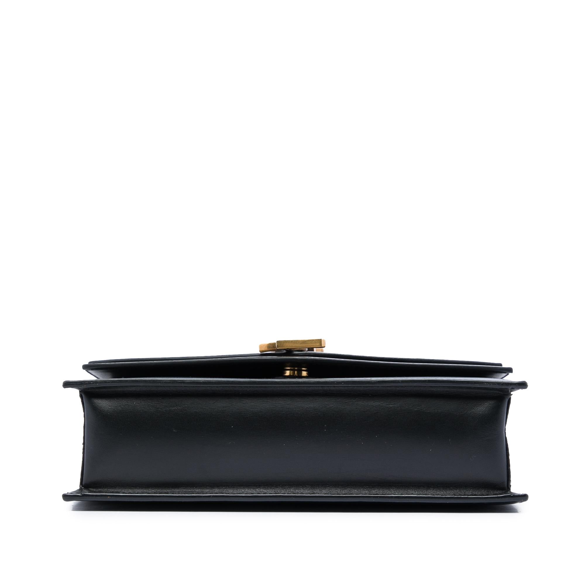 Saint Laurent Medium Leather Monogram Sulpice Crossbody
