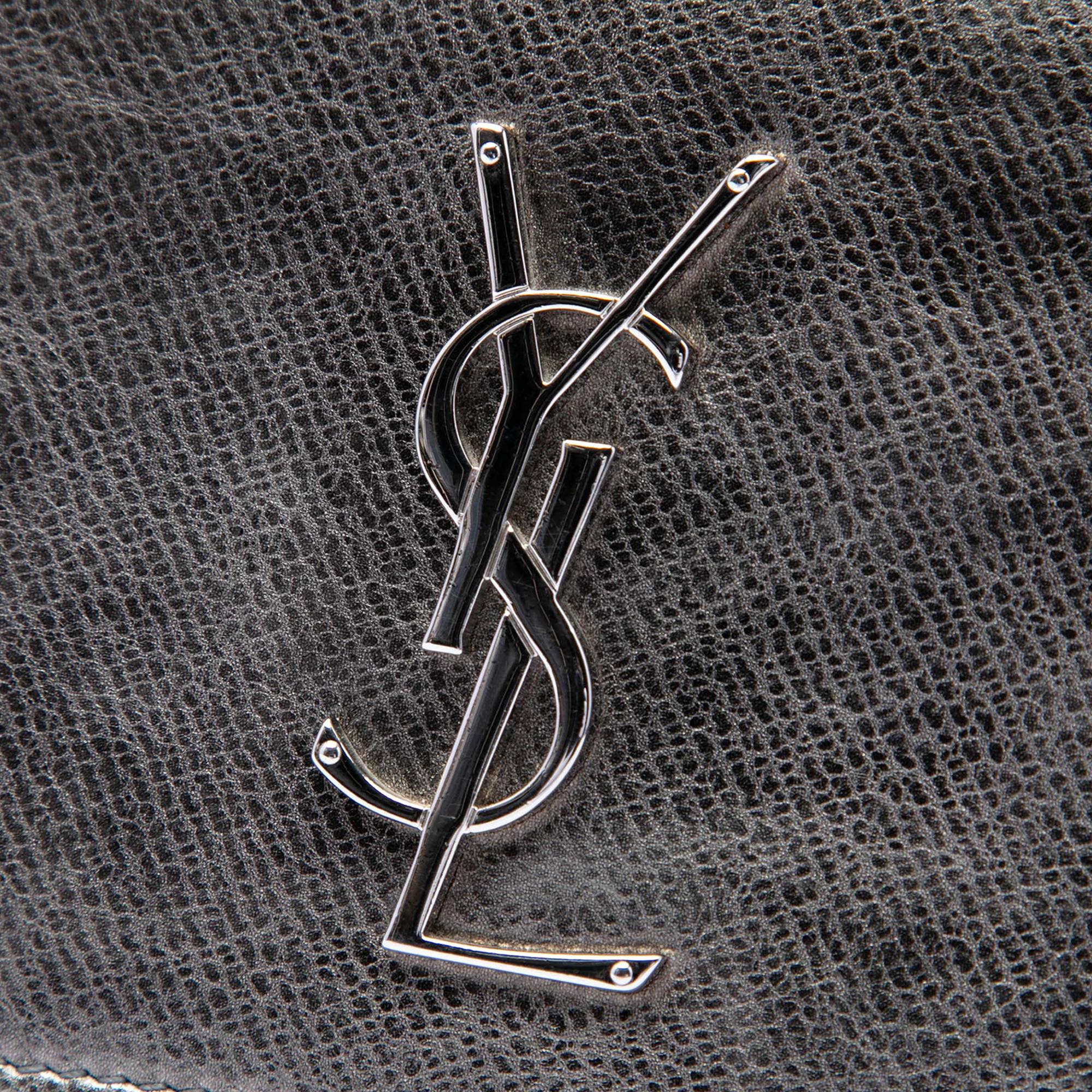 Saint Laurent Medium Metallic Calfskin Monogram Sunset Crossbody