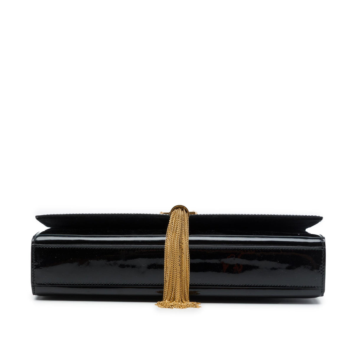 Saint Laurent Medium Patent Classic Monogram Kate Tassel Crossbody