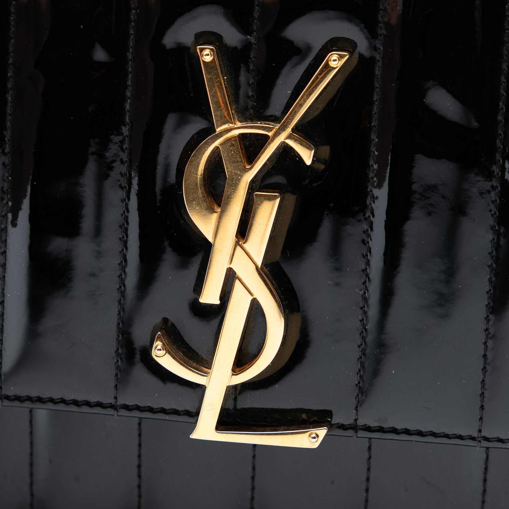 Saint Laurent Medium Patent Vicky Crossbody