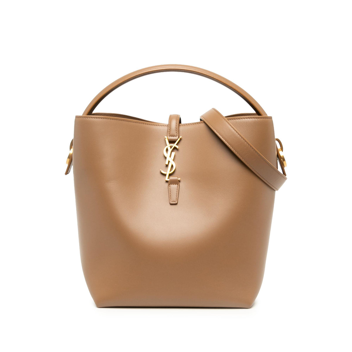 Saint Laurent Medium Shiny Calfskin Le 37 Bucket Bag