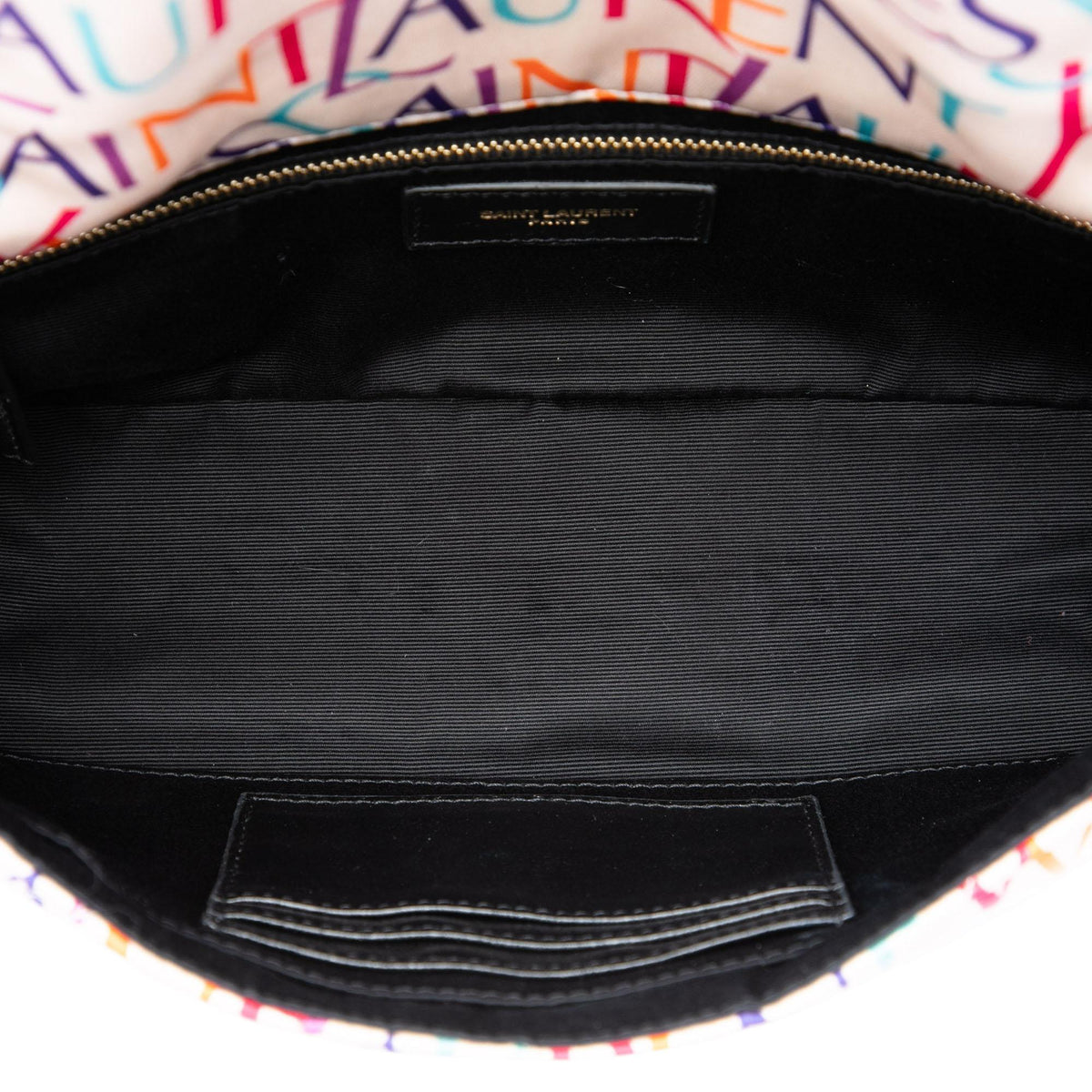 Saint Laurent Medium Silk Carre Rive Gauche Print Patchwork Jamie Shoulder Bag