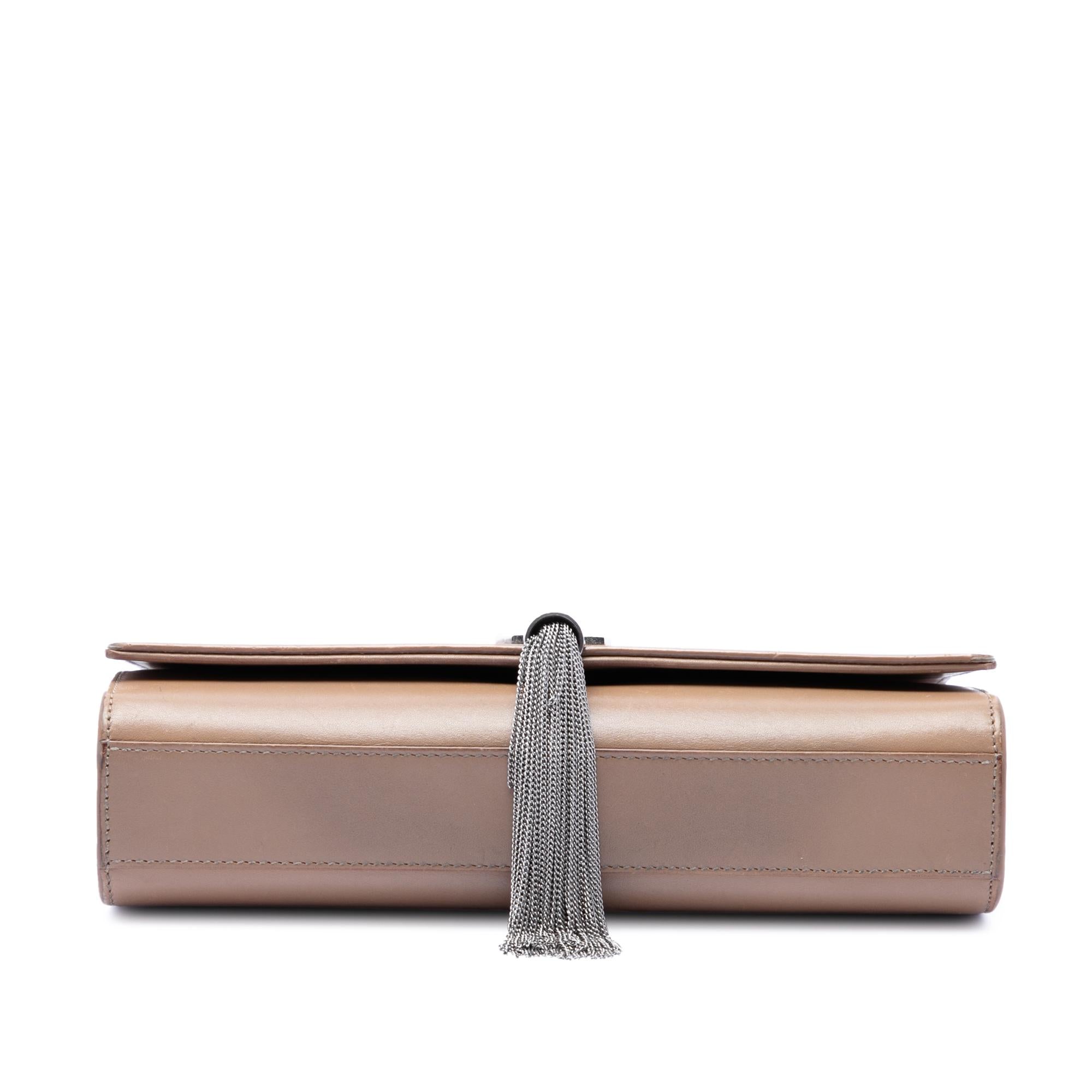 Saint Laurent Medium Smooth Calfskin Classic Monogram Kate Tassel Crossbody
