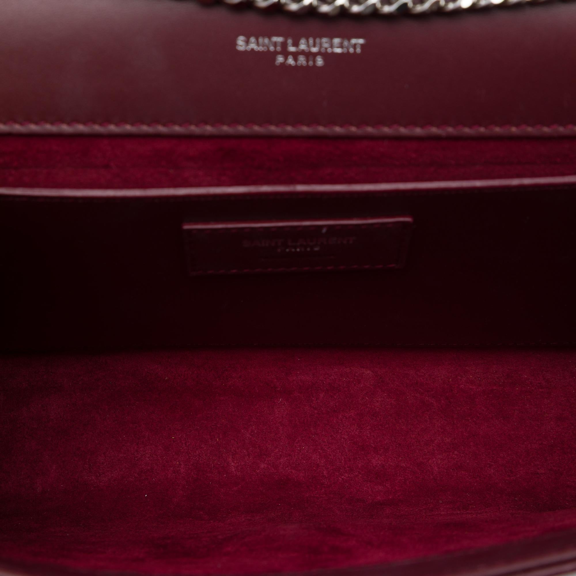 Saint Laurent Medium Smooth Calfskin Classic Monogram Kate Tassel Crossbody