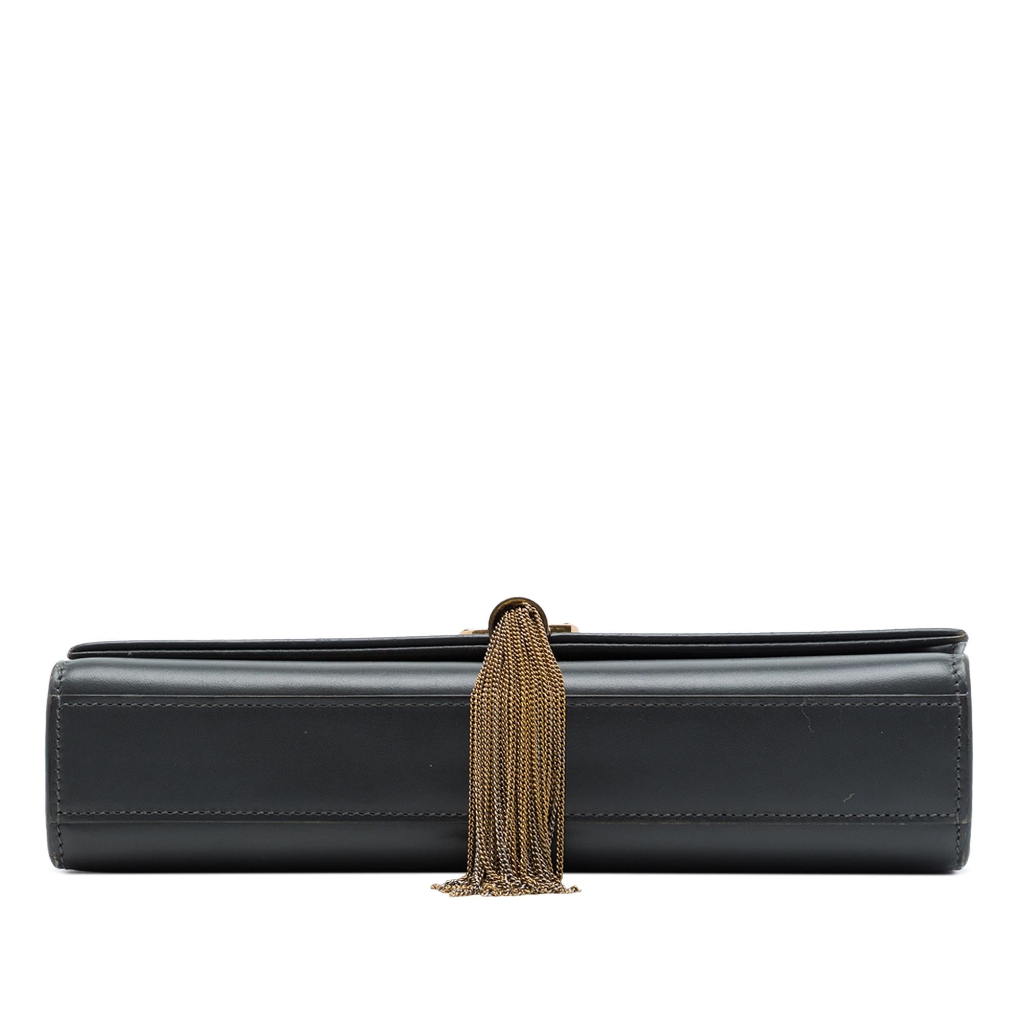Saint Laurent Medium Smooth Calfskin Classic Monogram Kate Tassel Crossbody