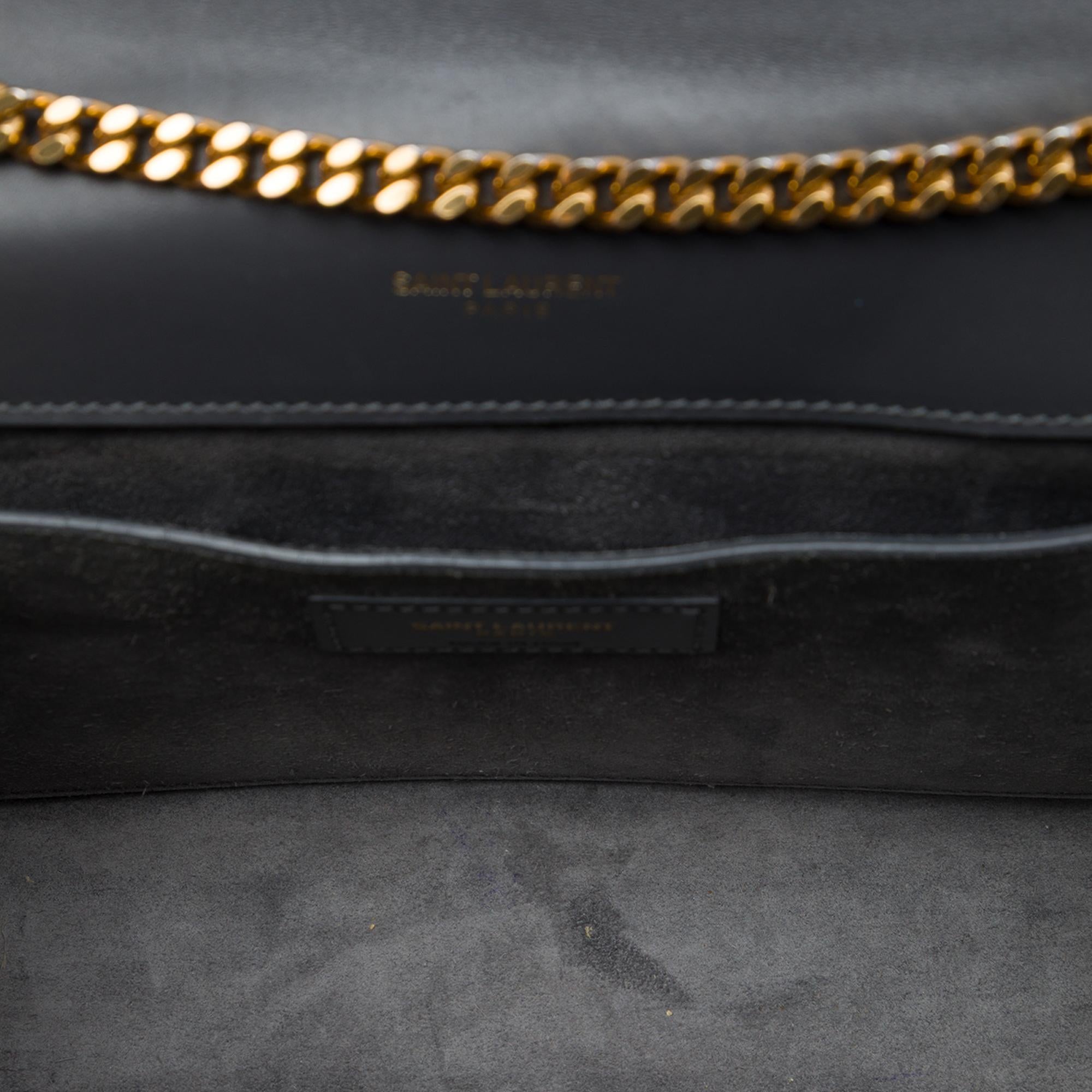 Saint Laurent Medium Smooth Calfskin Classic Monogram Kate Tassel Crossbody