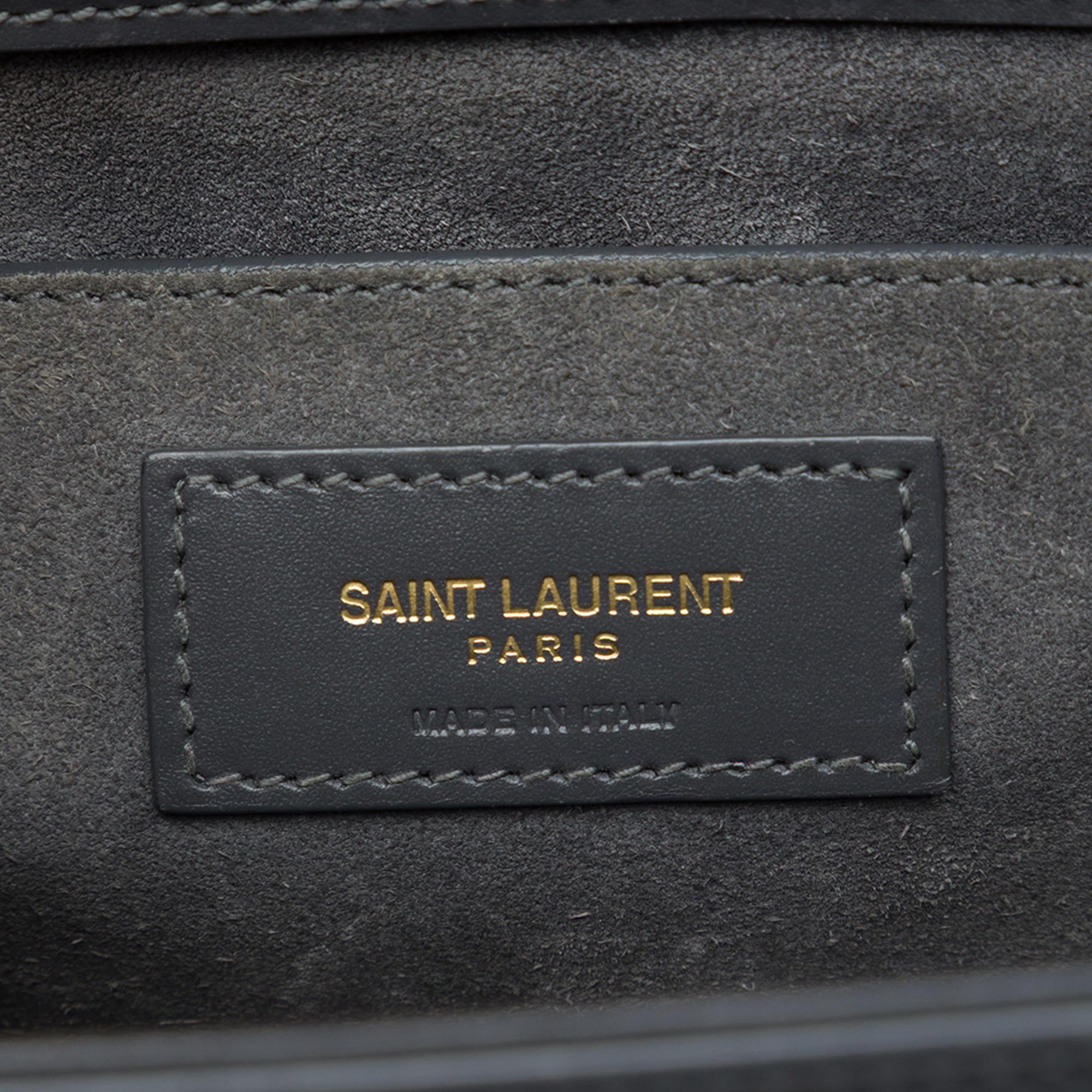 Saint Laurent Medium Smooth Calfskin Classic Monogram Kate Tassel Crossbody