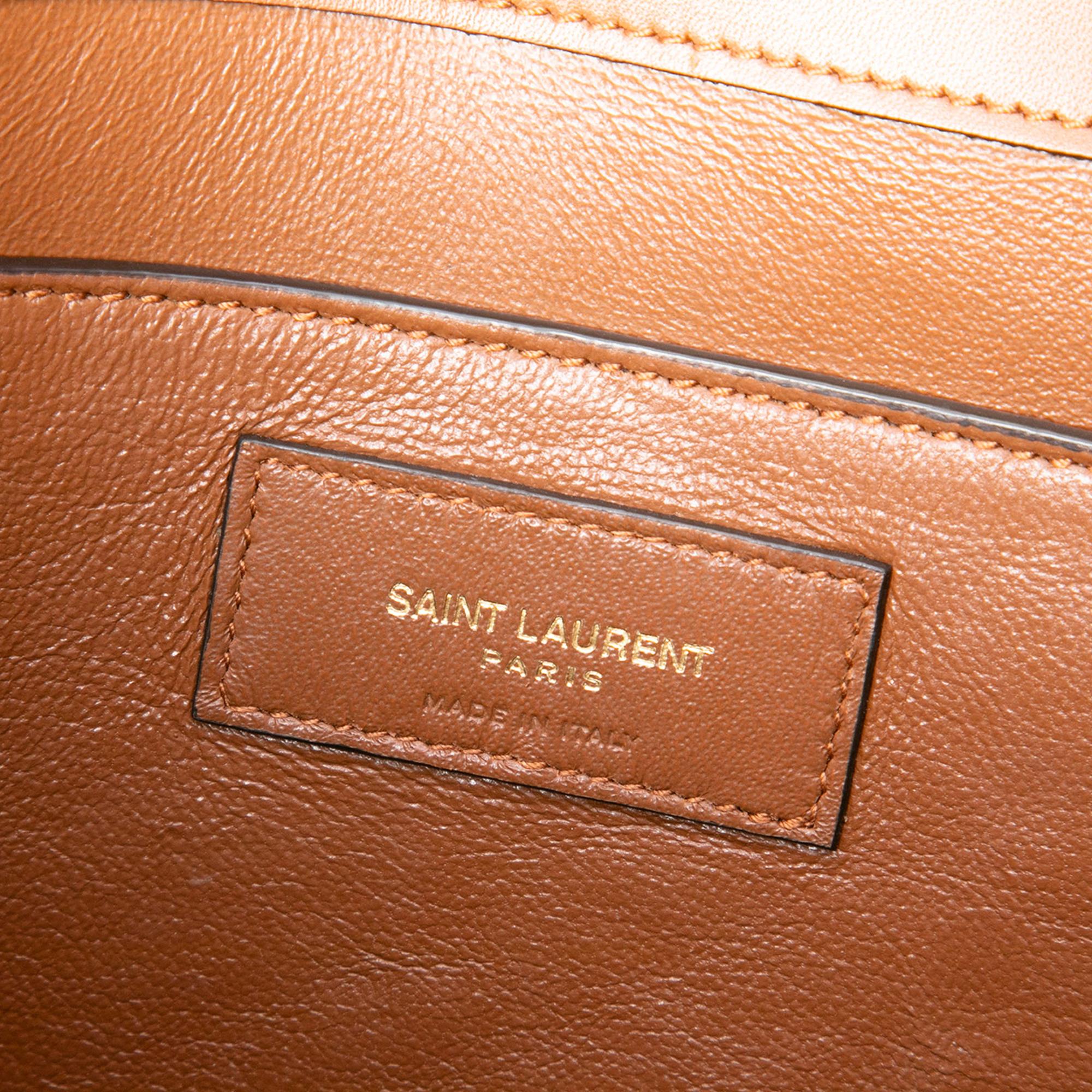 Saint Laurent Medium Smooth Calfskin Manhattan Shoulder Bag