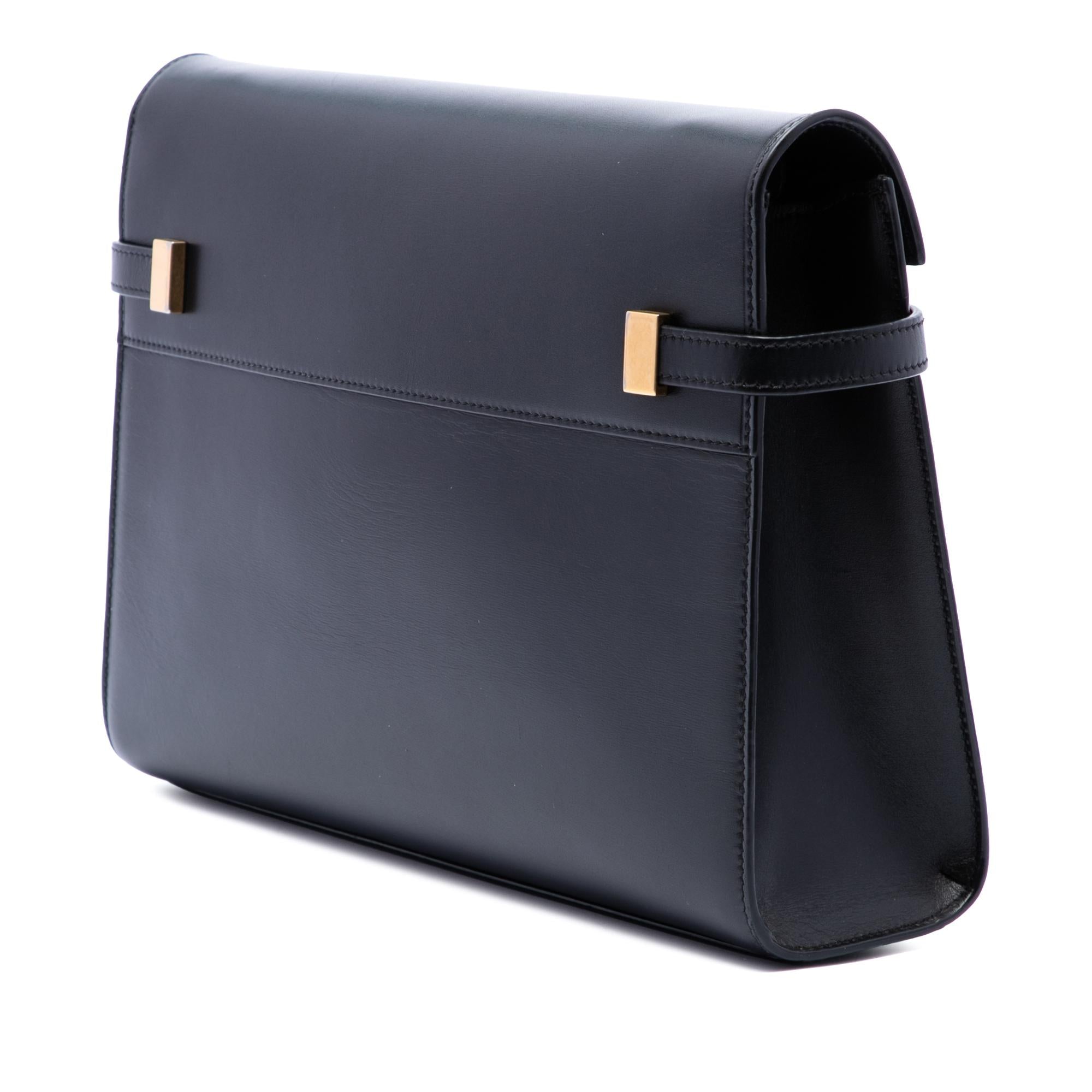 Saint Laurent Medium Smooth Calfskin Manhattan Shoulder Bag