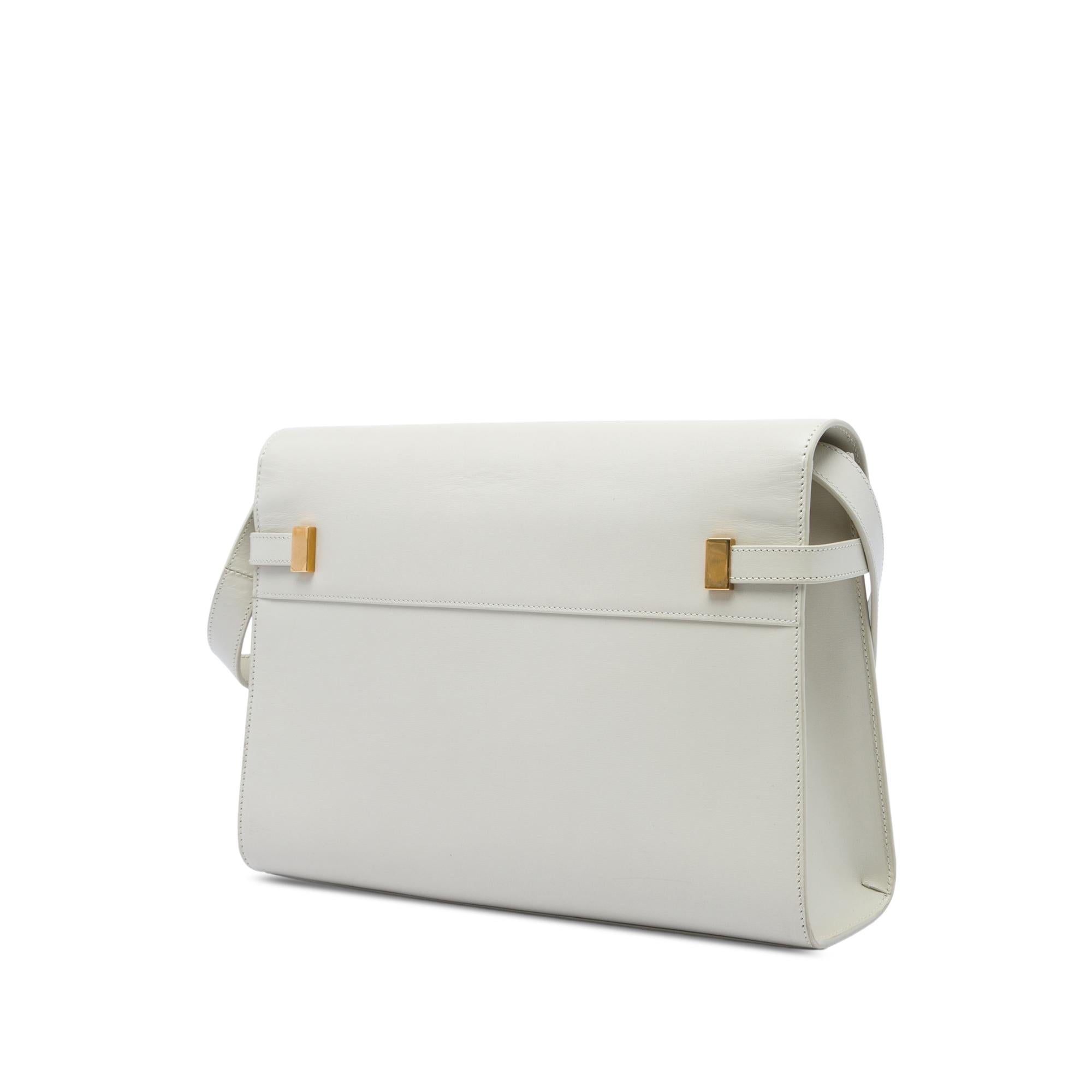 Saint Laurent Medium Smooth Calfskin Manhattan Shoulder Bag