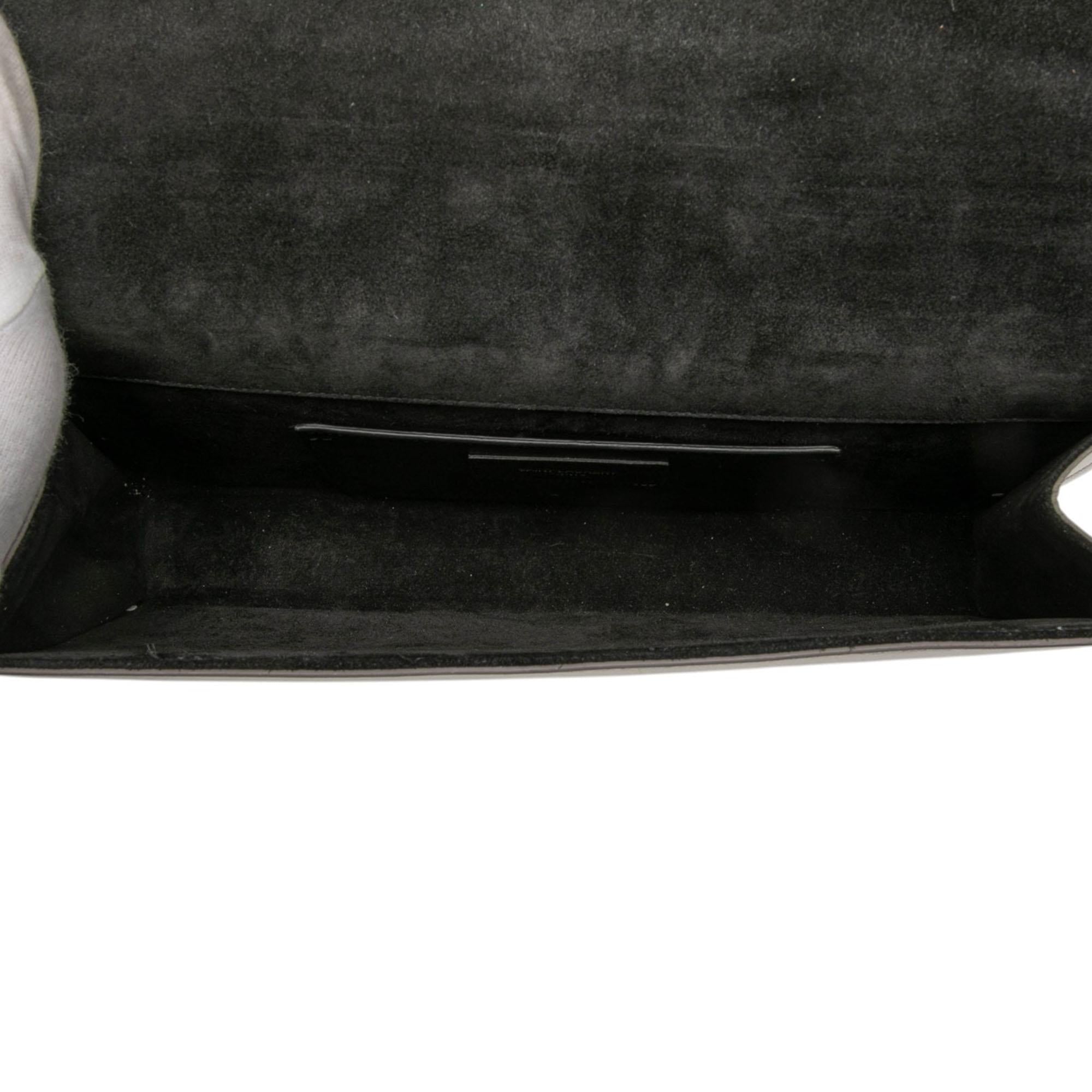 Saint Laurent Metallic Calfskin Cassandre Clutch