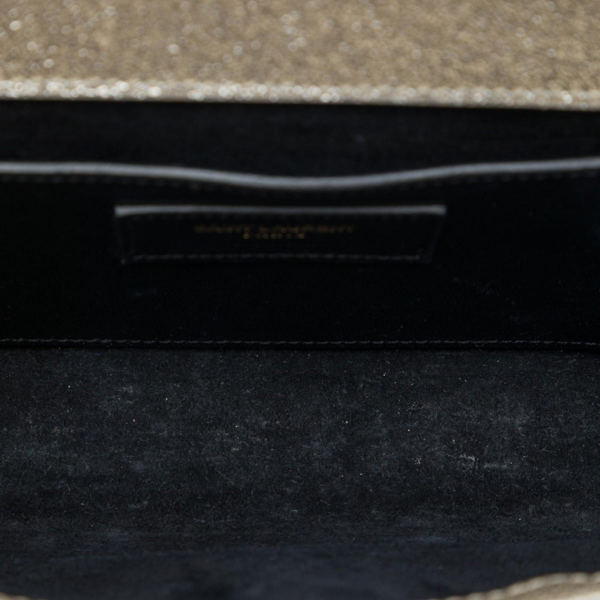 Saint Laurent Metallic Calfskin Cassandre Clutch