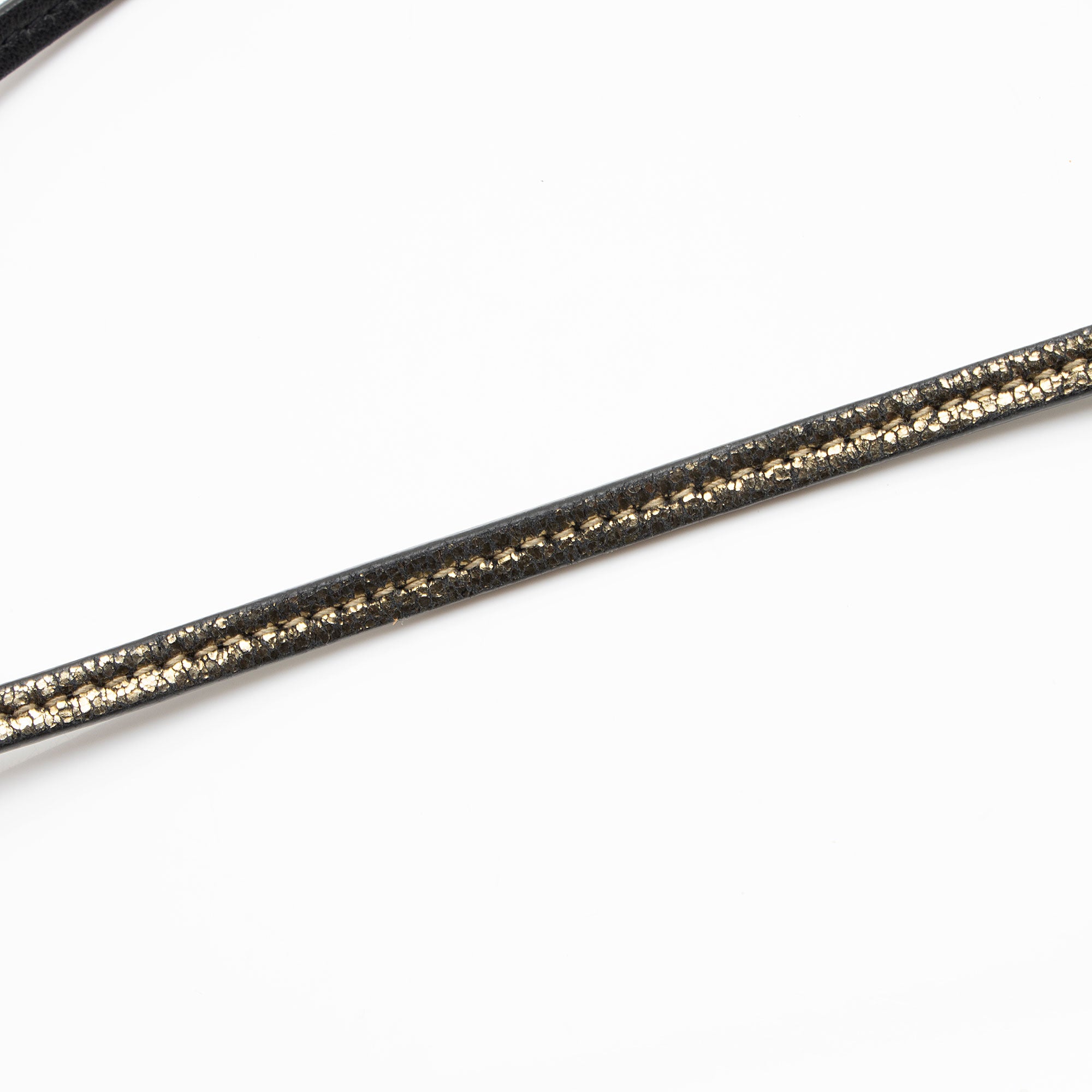 Saint Laurent Metallic Leather Blogger Bag