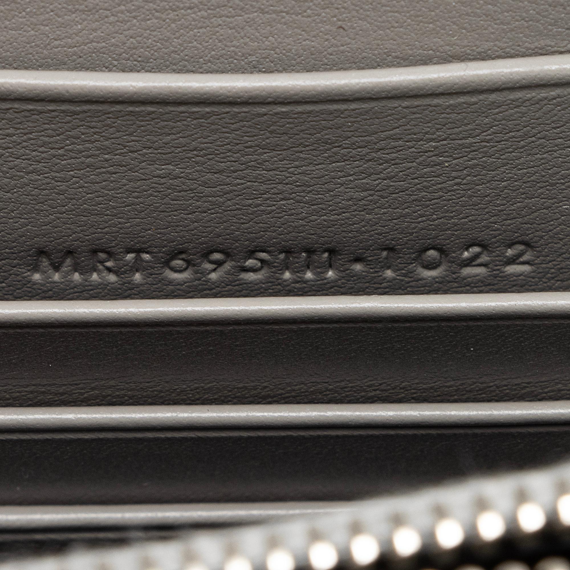 Saint Laurent Metallic Leather Monogram Kate Tassel Chain Wallet (SHF-L70MqM)