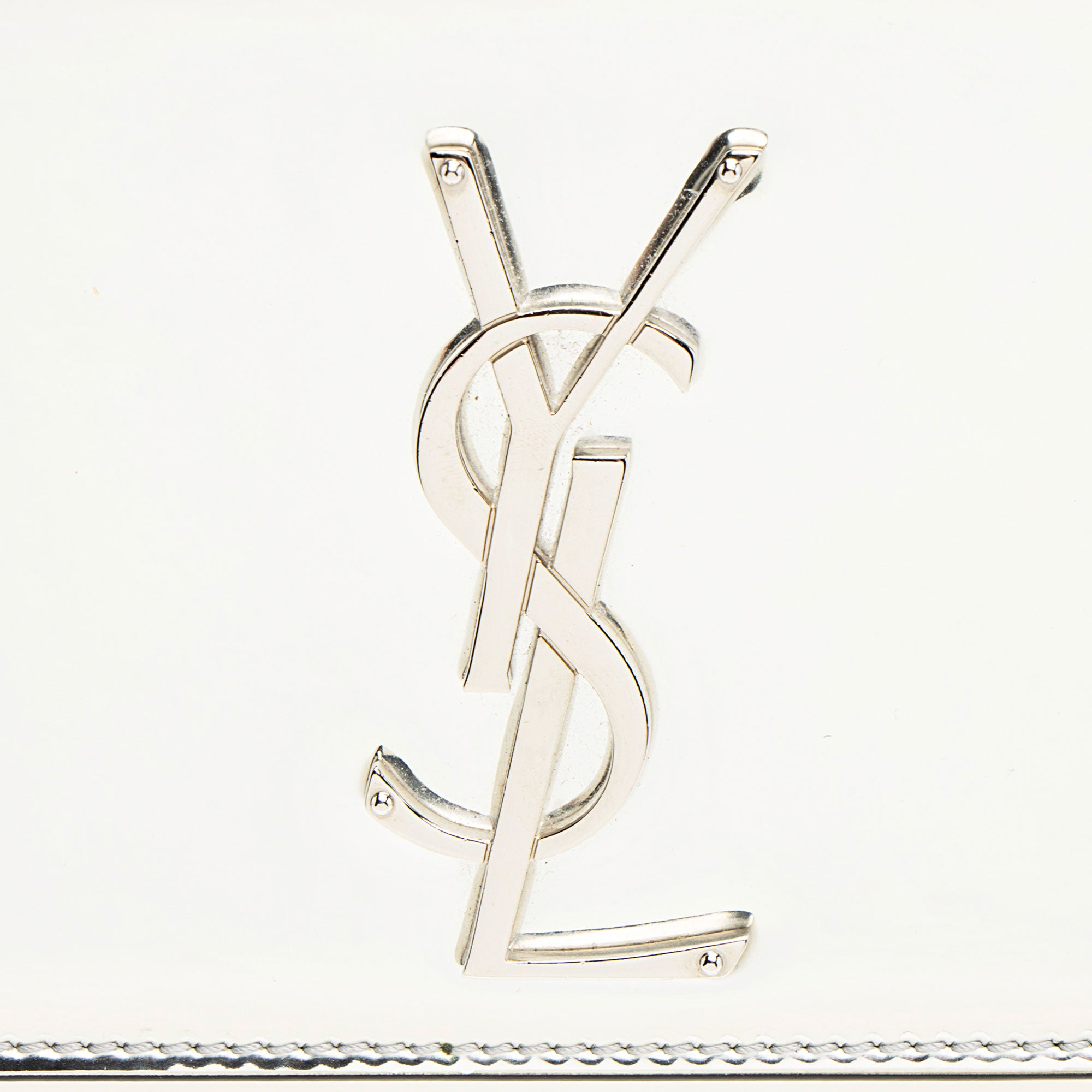 Saint Laurent Metallic Patent Leather Kate Small Shoulder Bag (SHF-JmBS7h)