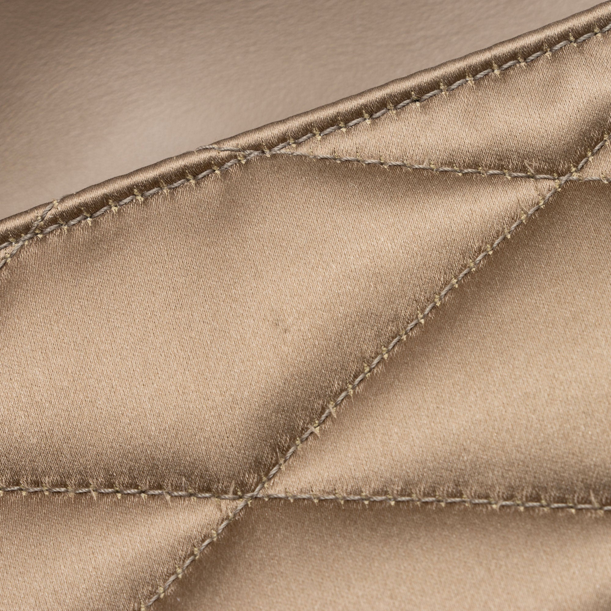 Saint Laurent Metallic Quilted Satin Monogram Le 57 Hobo
