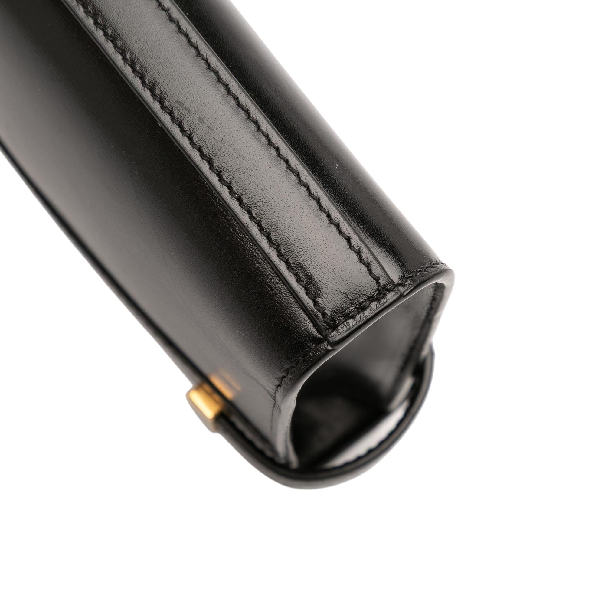 Saint Laurent Mini Box Calfskin Manhattan Shoulder Bag