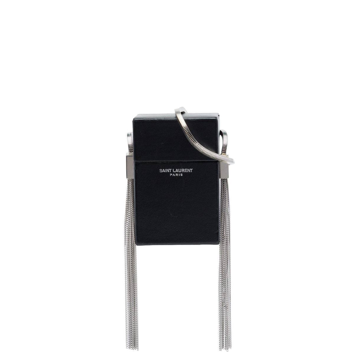 Saint Laurent Mini Lambskin Smoking Box Crossbody