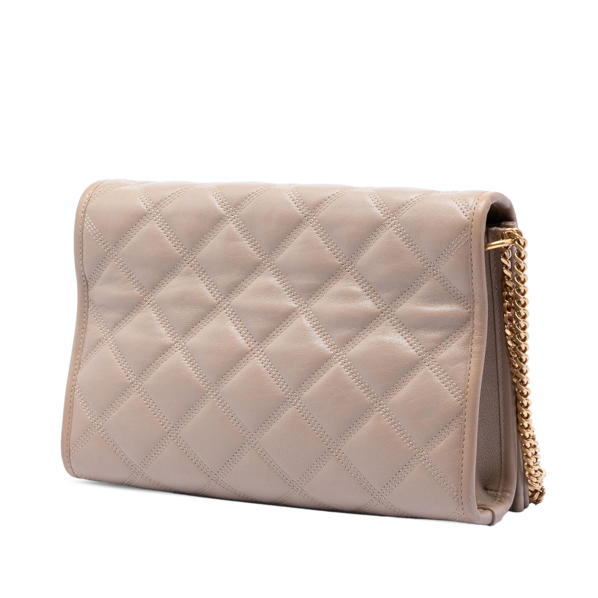 Saint Laurent Mini Quilted Lambskin Becky Chain Shoulder Bag