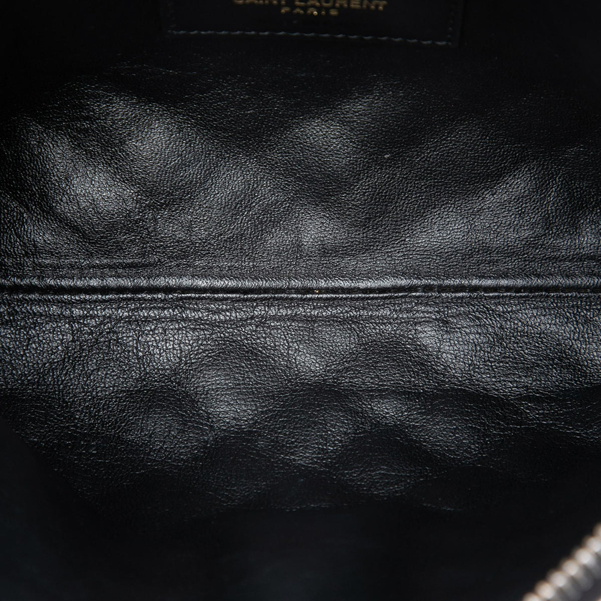 Saint Laurent Mini Quilted Lambskin Gaby Zippered Pouch