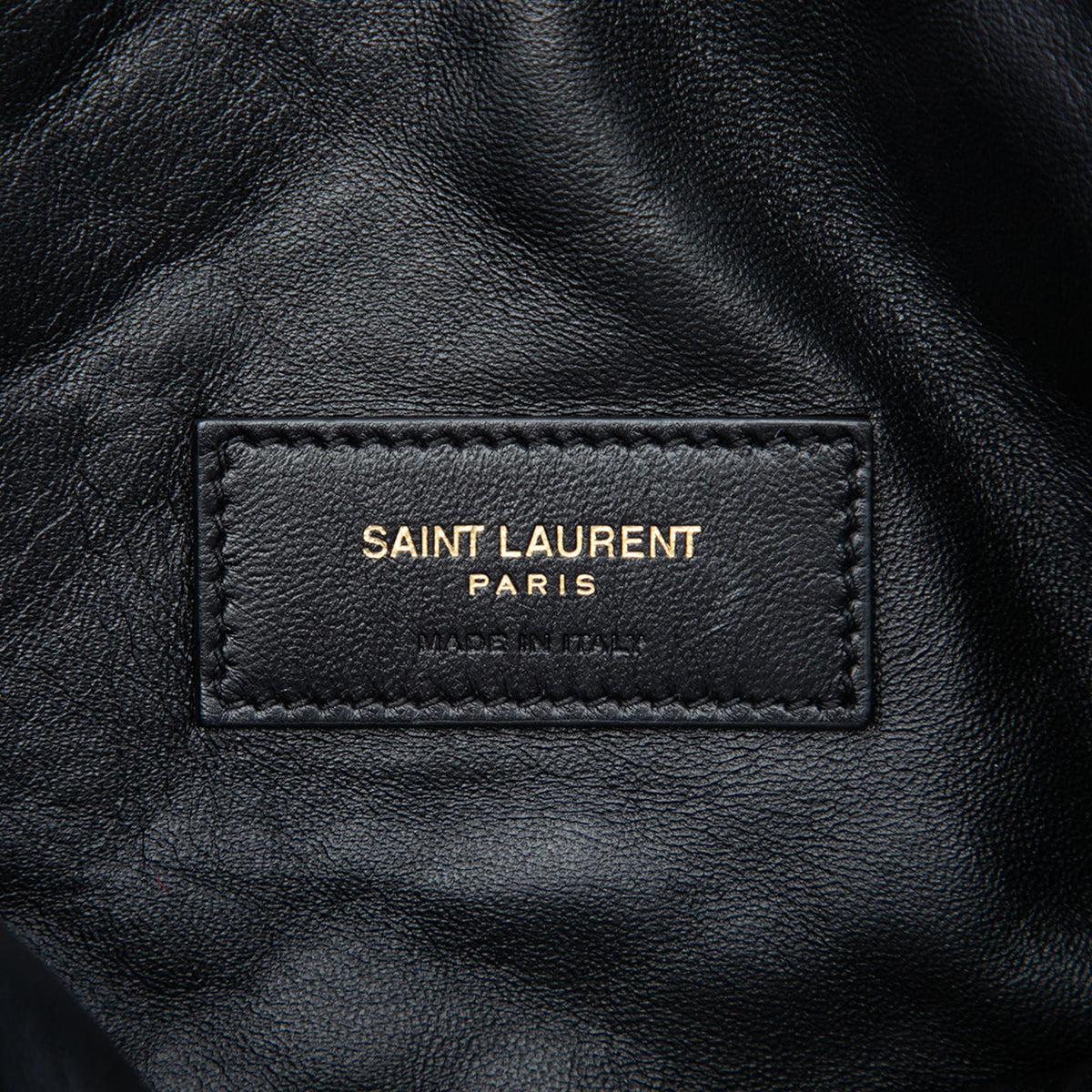 Saint Laurent Mini Quilted Lambskin Gaby Zippered Pouch
