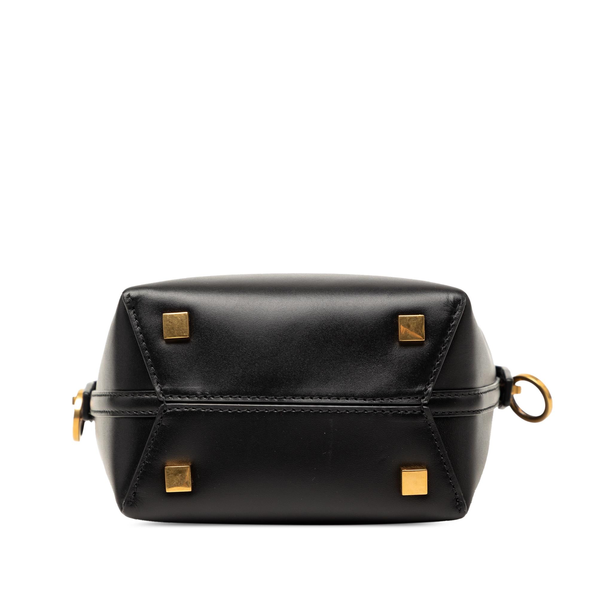 Saint Laurent Mini Shiny Calfskin Le 37 Bucket Bag