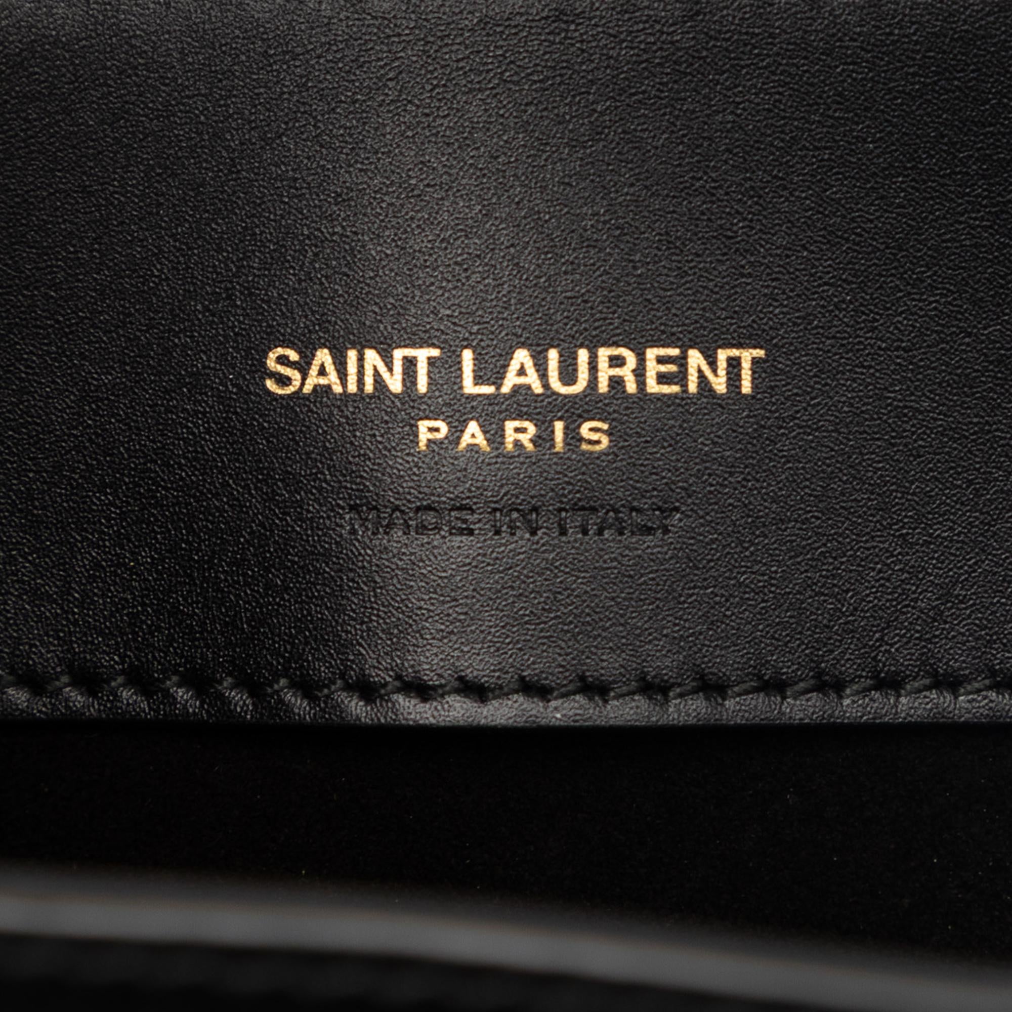 Saint Laurent Mini Shiny Calfskin Le 37 Bucket Bag