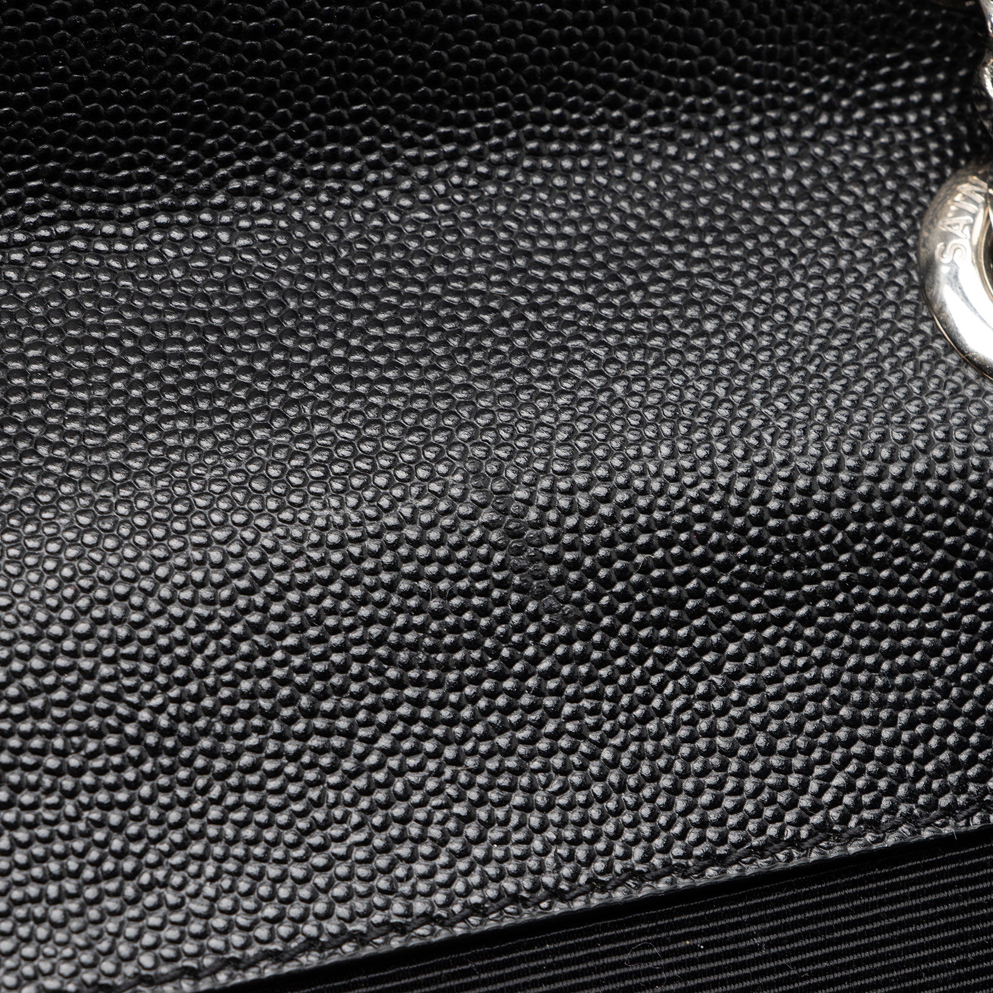 Saint Laurent Mixed Matelasse Grain de Poudre Monogram Large Envelope Bag (SHF-DrXuU1)