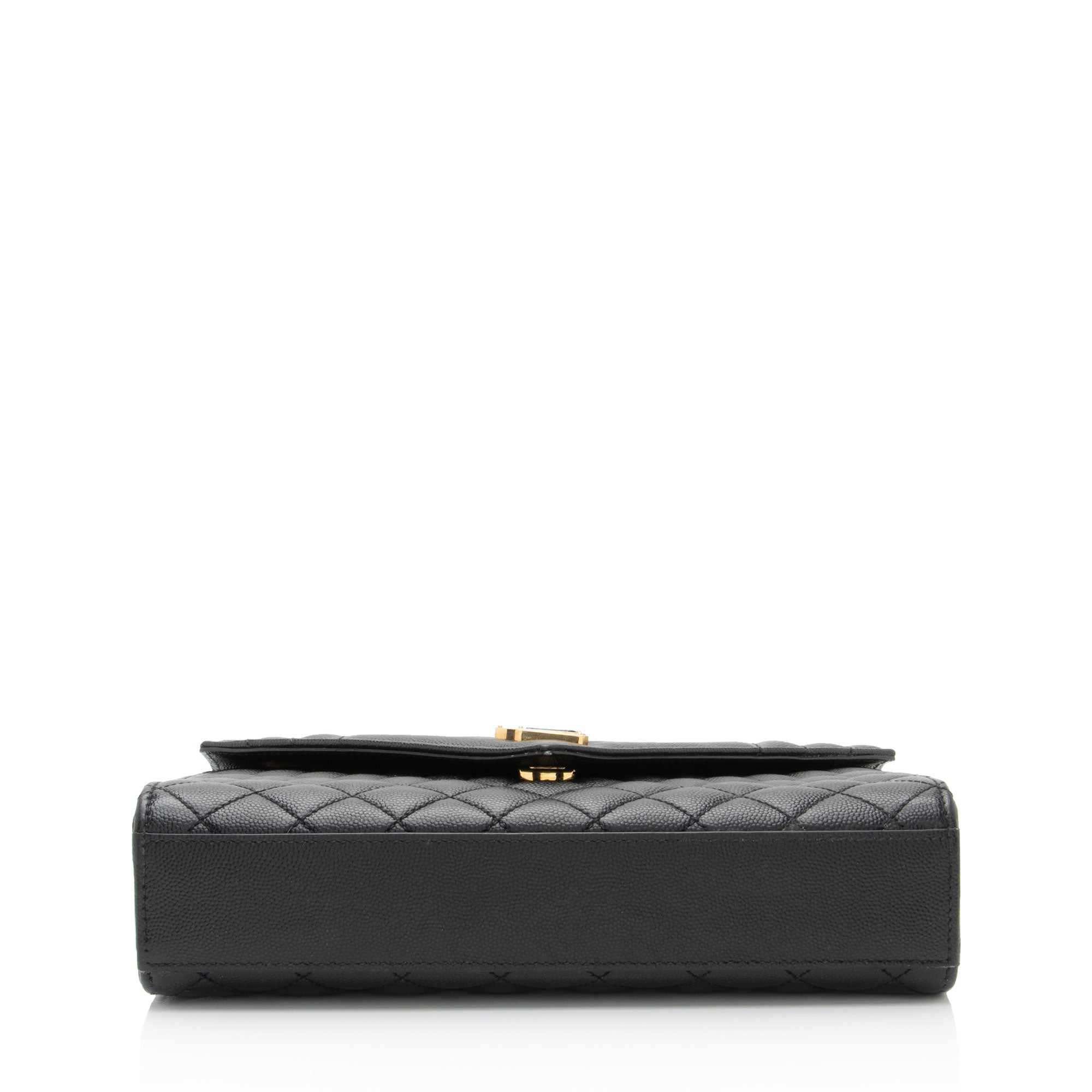 Saint Laurent Mixed Matelasse Grain de Poudre Monogram Medium Shoulder Bag (SHF-nC1SPa)