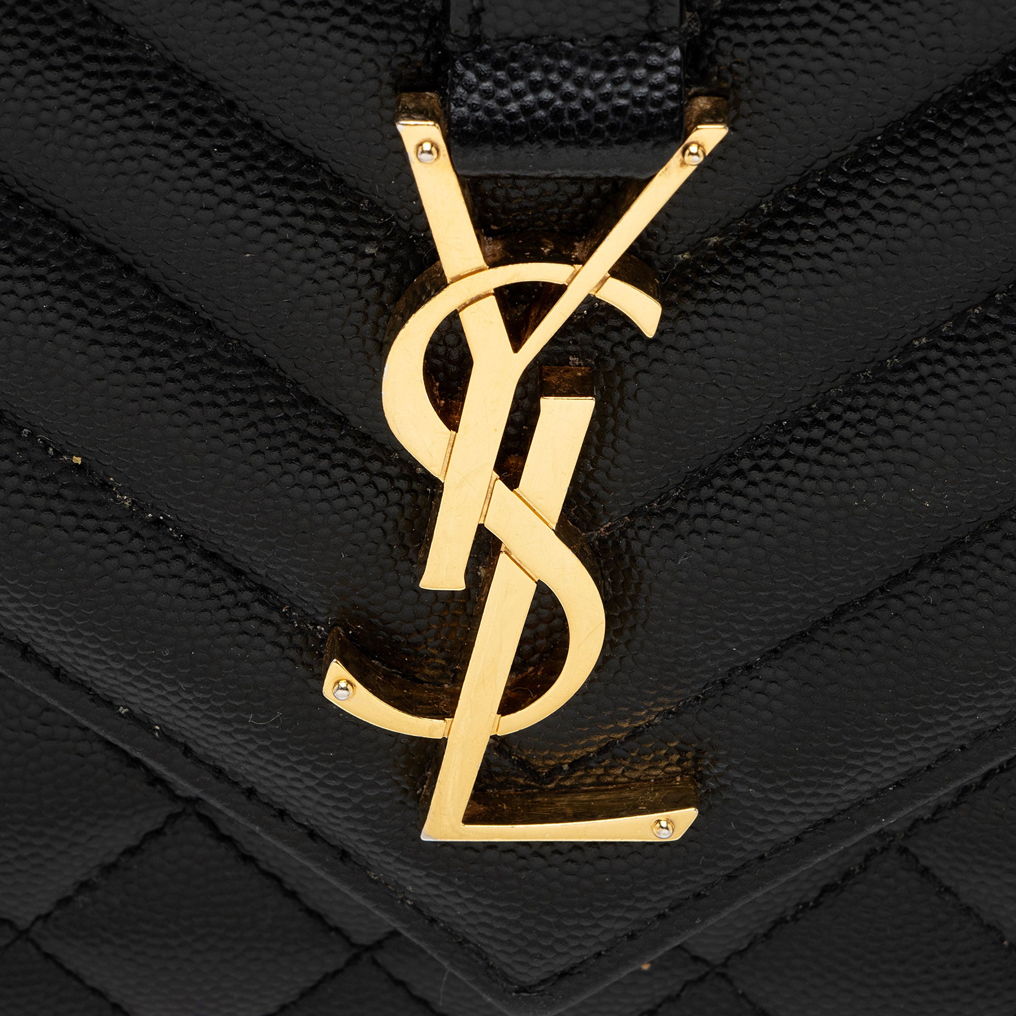 Saint Laurent Mixed Matelasse Grain de Poudre Monogram Medium Shoulder Bag (SHF-nC1SPa)
