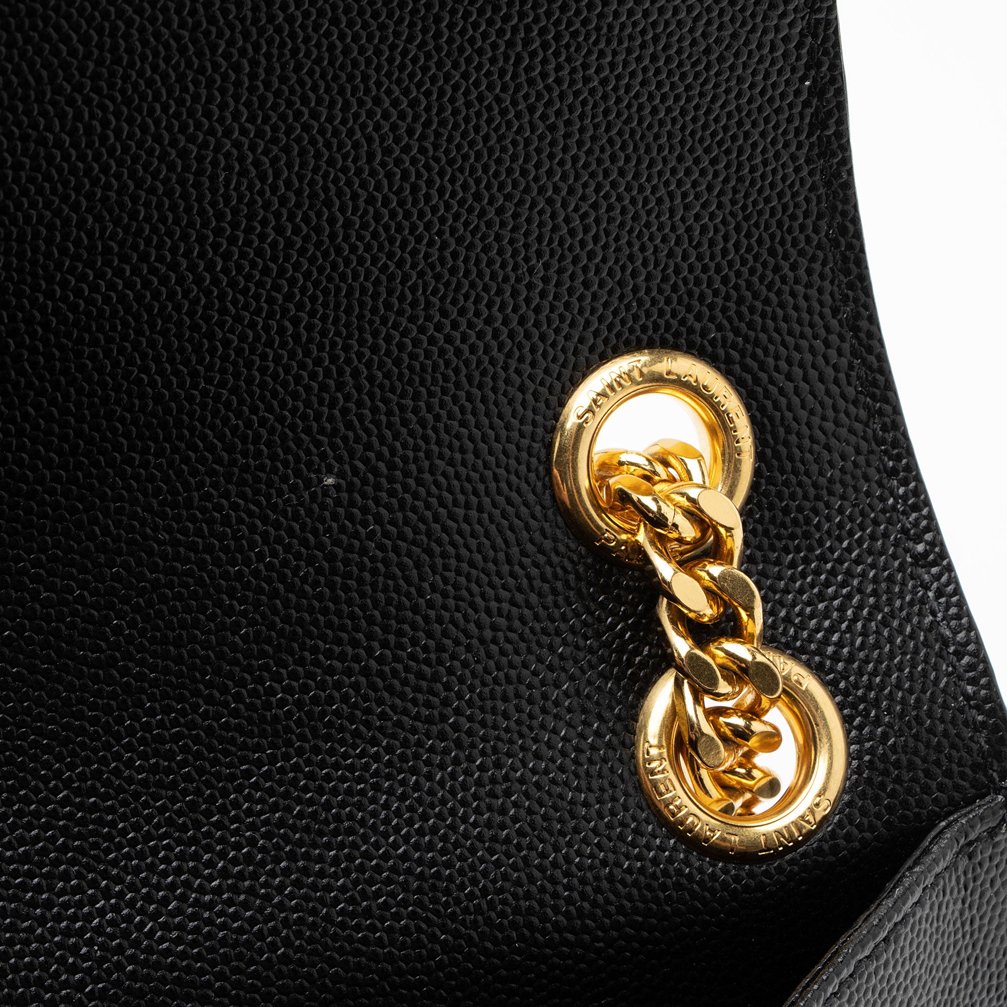 Saint Laurent Mixed Matelasse Grain de Poudre Monogram Medium Shoulder Bag (SHF-9klfDc)