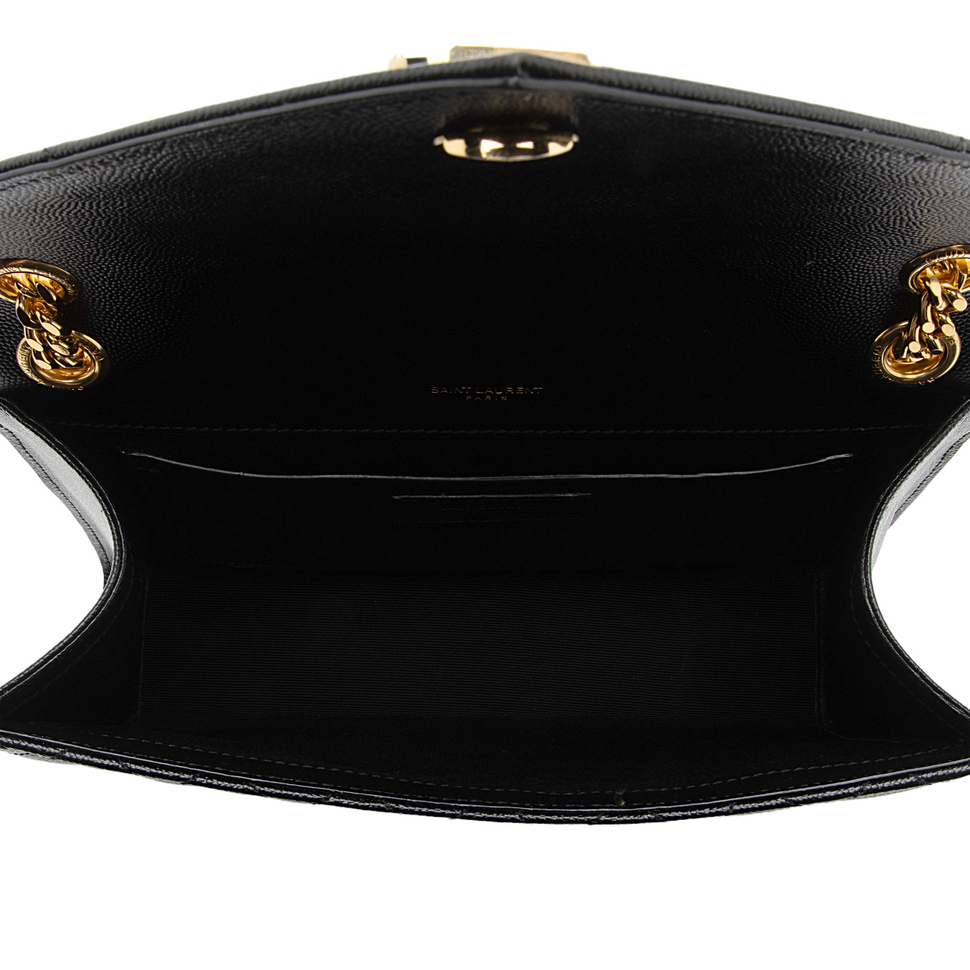 Saint Laurent Mixed Matelasse Grain de Poudre Monogram Medium Shoulder Bag (SHF-9klfDc)