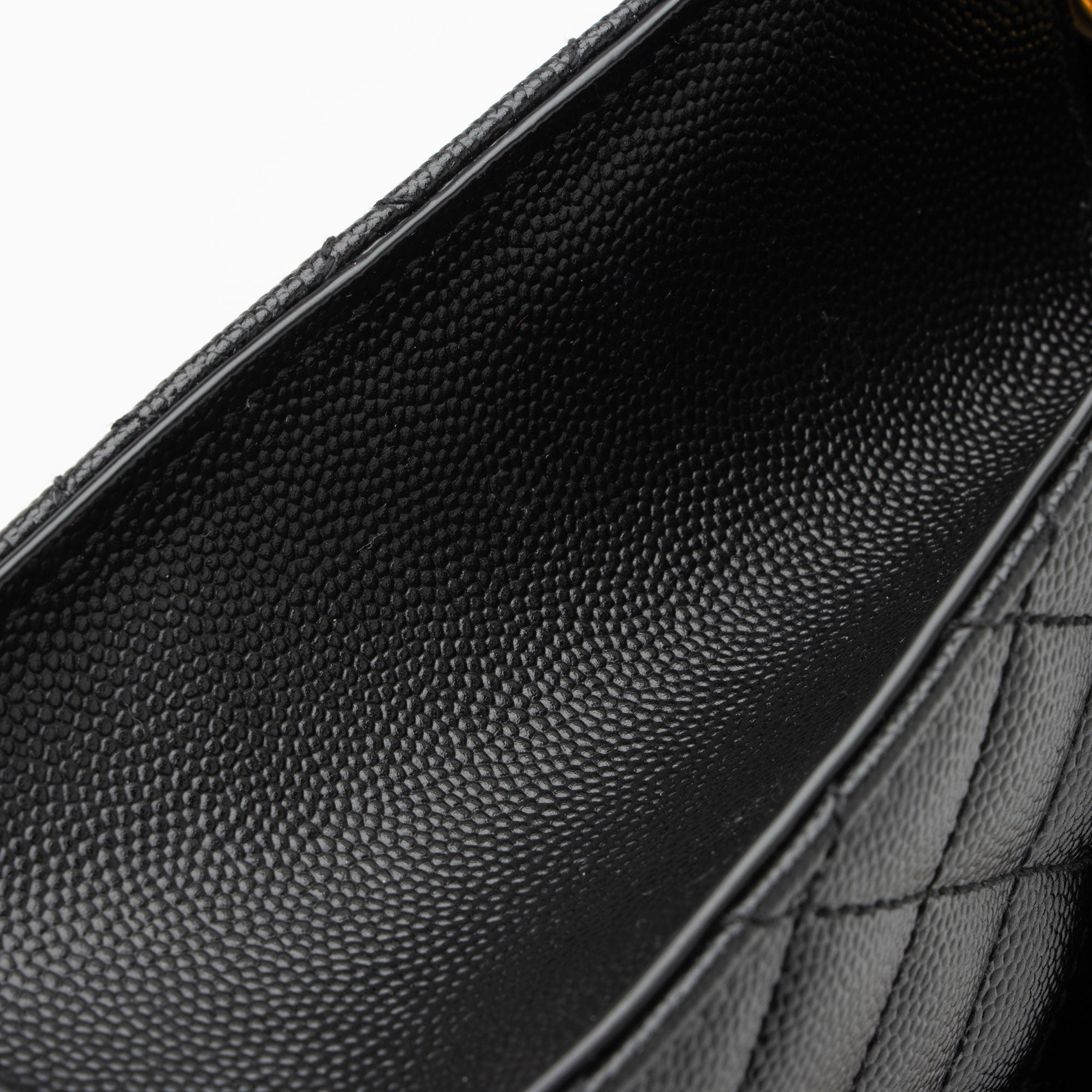 Saint Laurent Mixed Matelasse Grain de Poudre Monogram Medium Shoulder Bag (SHF-9klfDc)