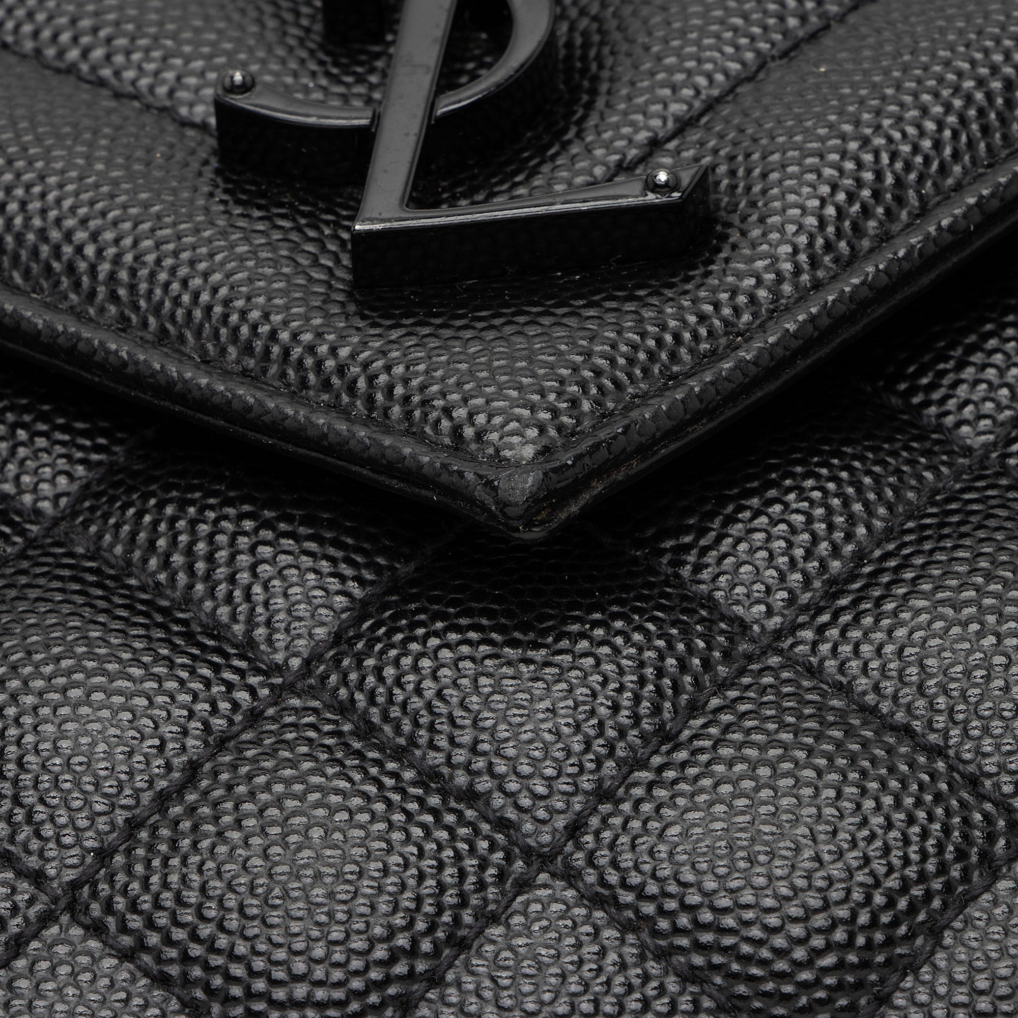 Saint Laurent Mixed Matelasse Grain de Poudre Monogram Medium Shoulder Bag (SHF-QJv0fL)