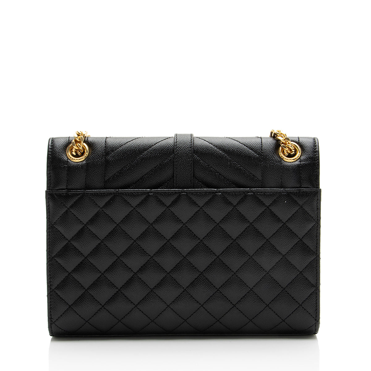 Saint Laurent Mixed Matelasse Grain de Poudre Monogram Medium Shoulder Bag