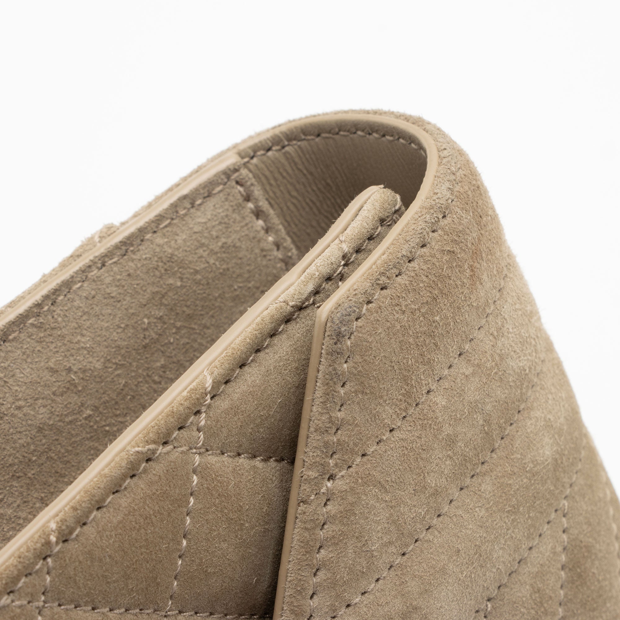 Saint Laurent Mixed Matelasse Suede Monogram Small Shoulder Bag