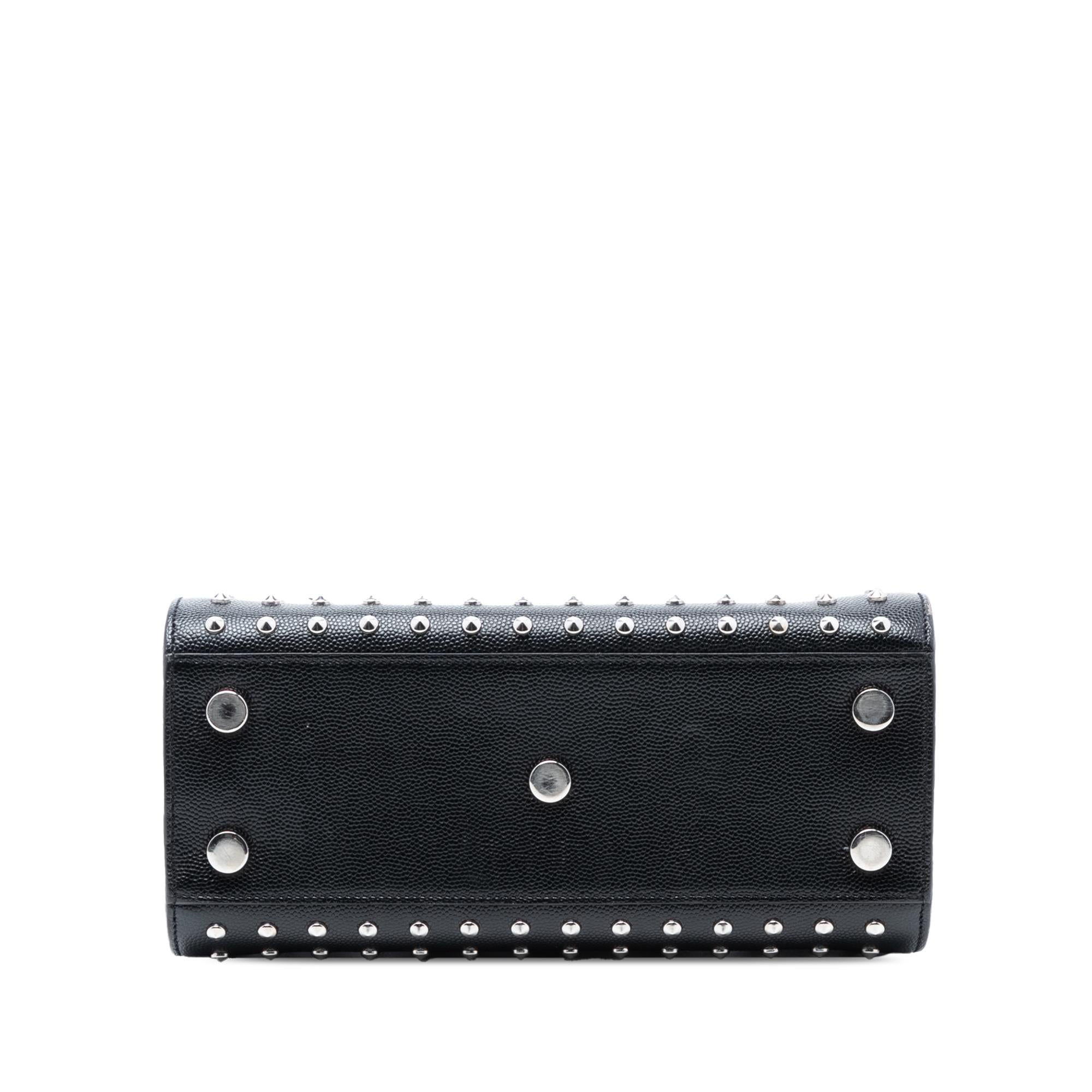 Saint Laurent Nano Grain de Poudre Studded Sac de Jour Satchel