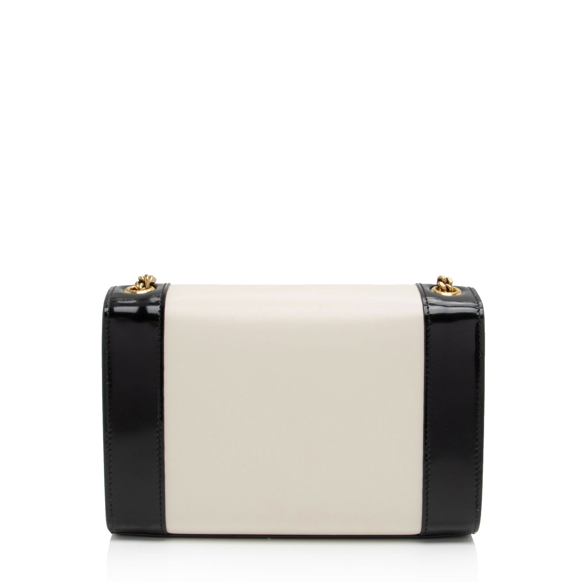 Saint Laurent Nappa Leather Bicolor Kate Small Shoulder Bag (SHF-hS0ZpJ)