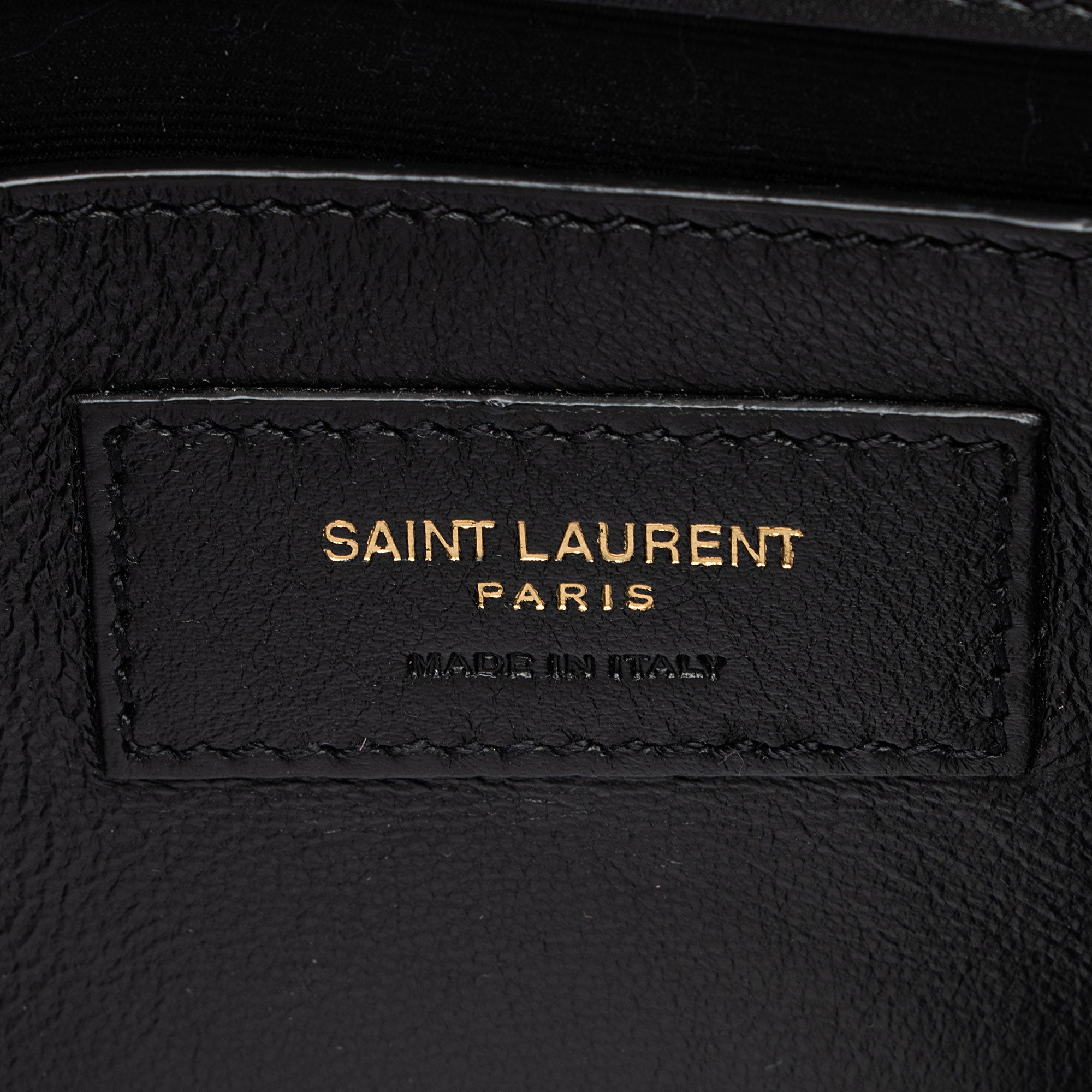 Saint Laurent Nappa Leather Bicolor Kate Small Shoulder Bag (SHF-hS0ZpJ)