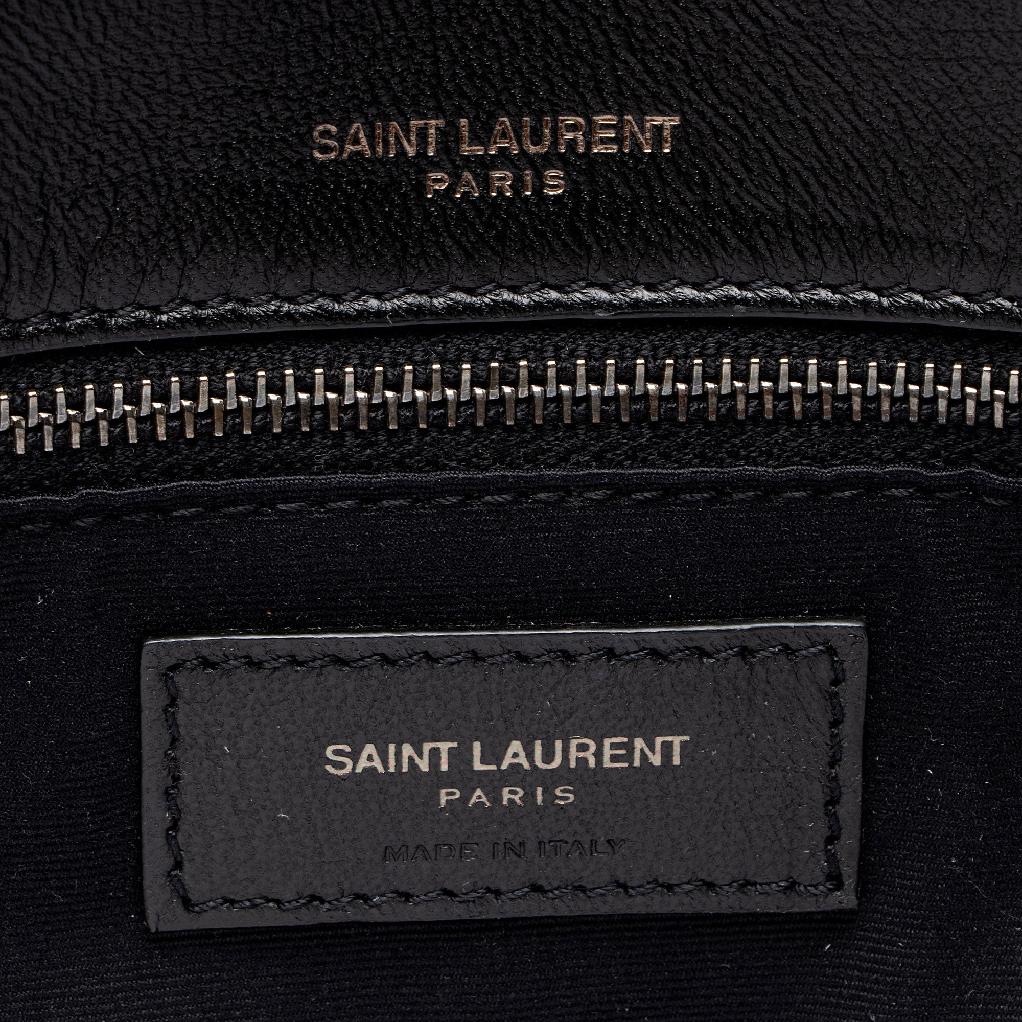 Saint Laurent Patent Croc Embossed Leather Monogram Niki Medium Shoulder Bag
