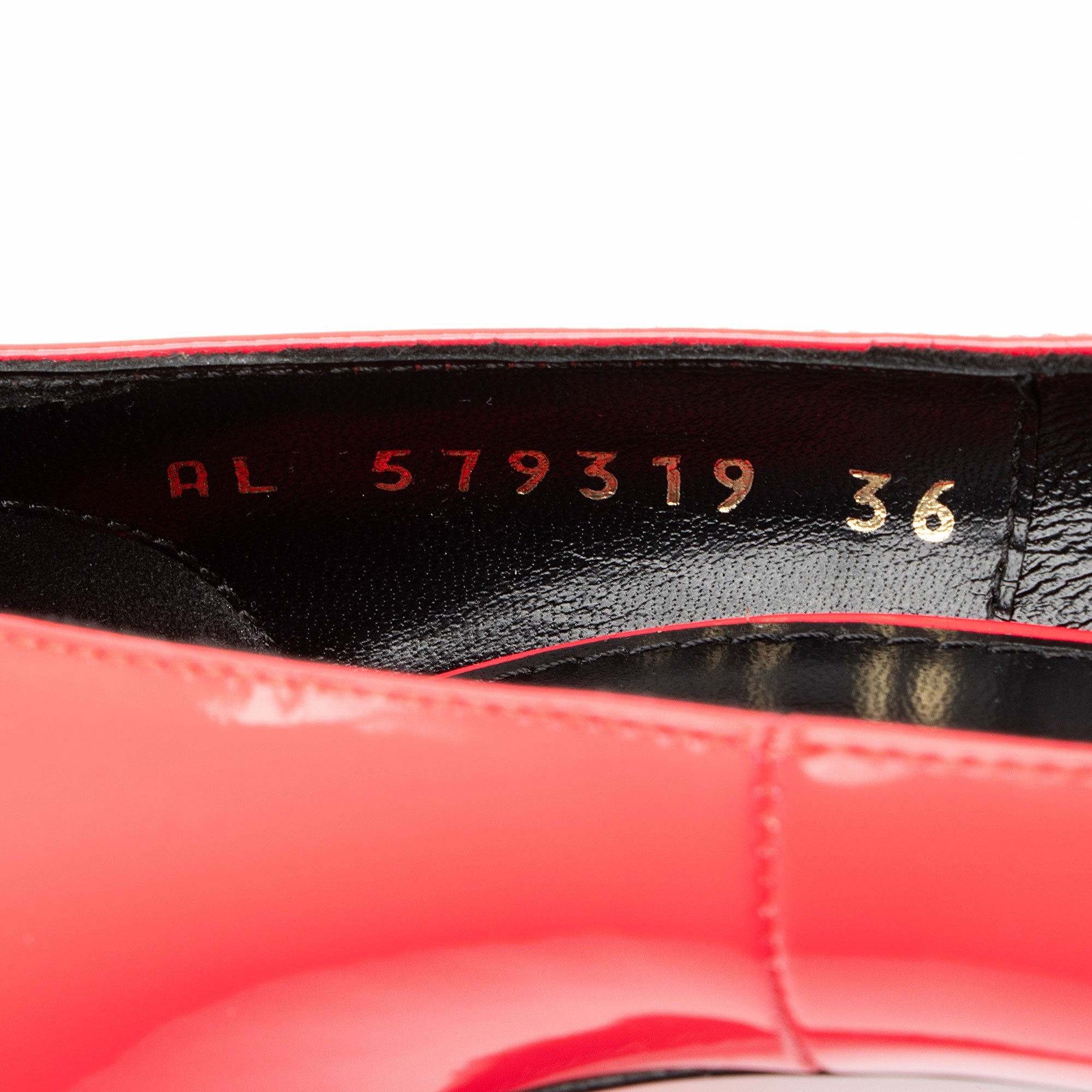 Saint Laurent Patent Leather Kiki Pumps - Size 6 / 36