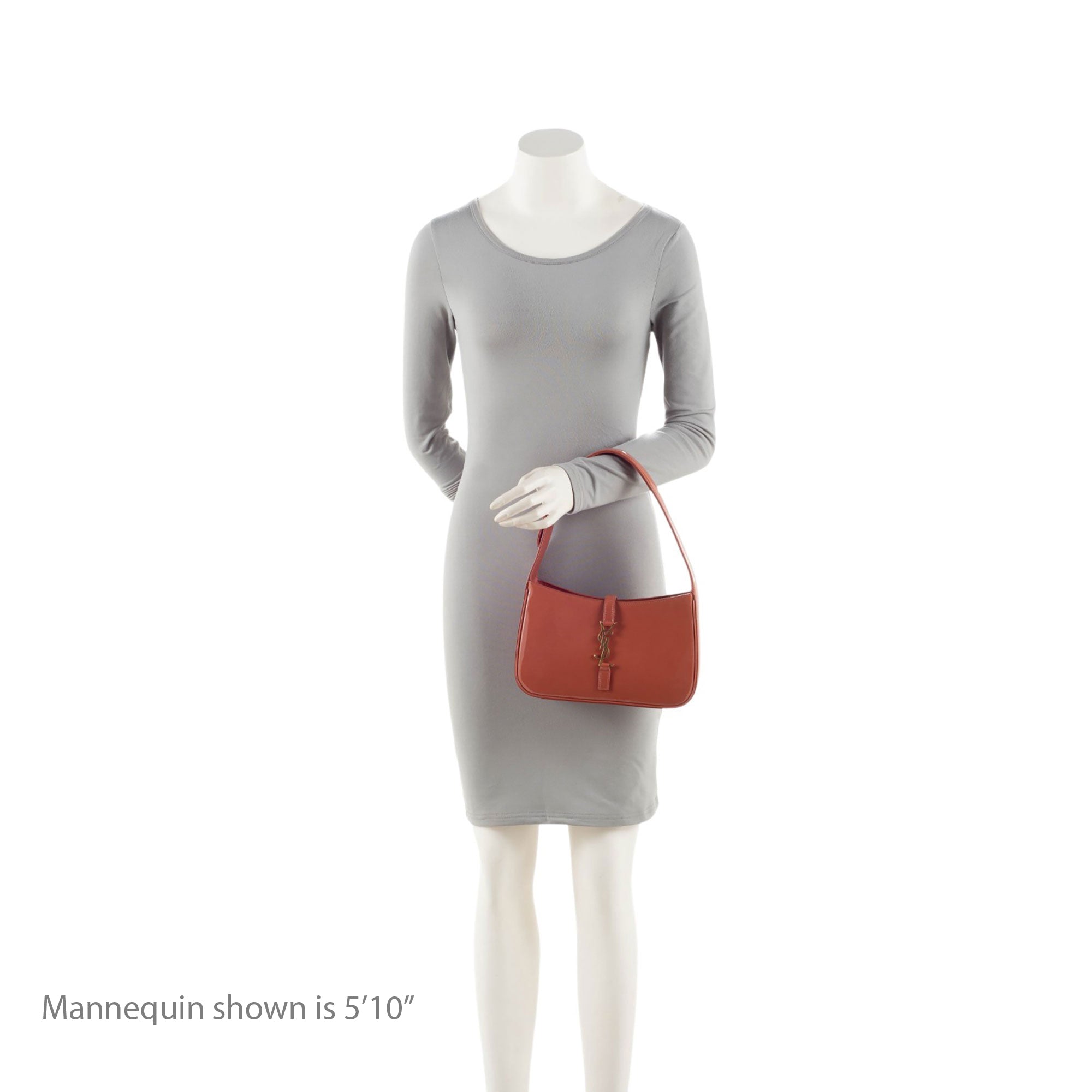 Saint Laurent Patent Leather Monogram Le 5 A 7 Hobo