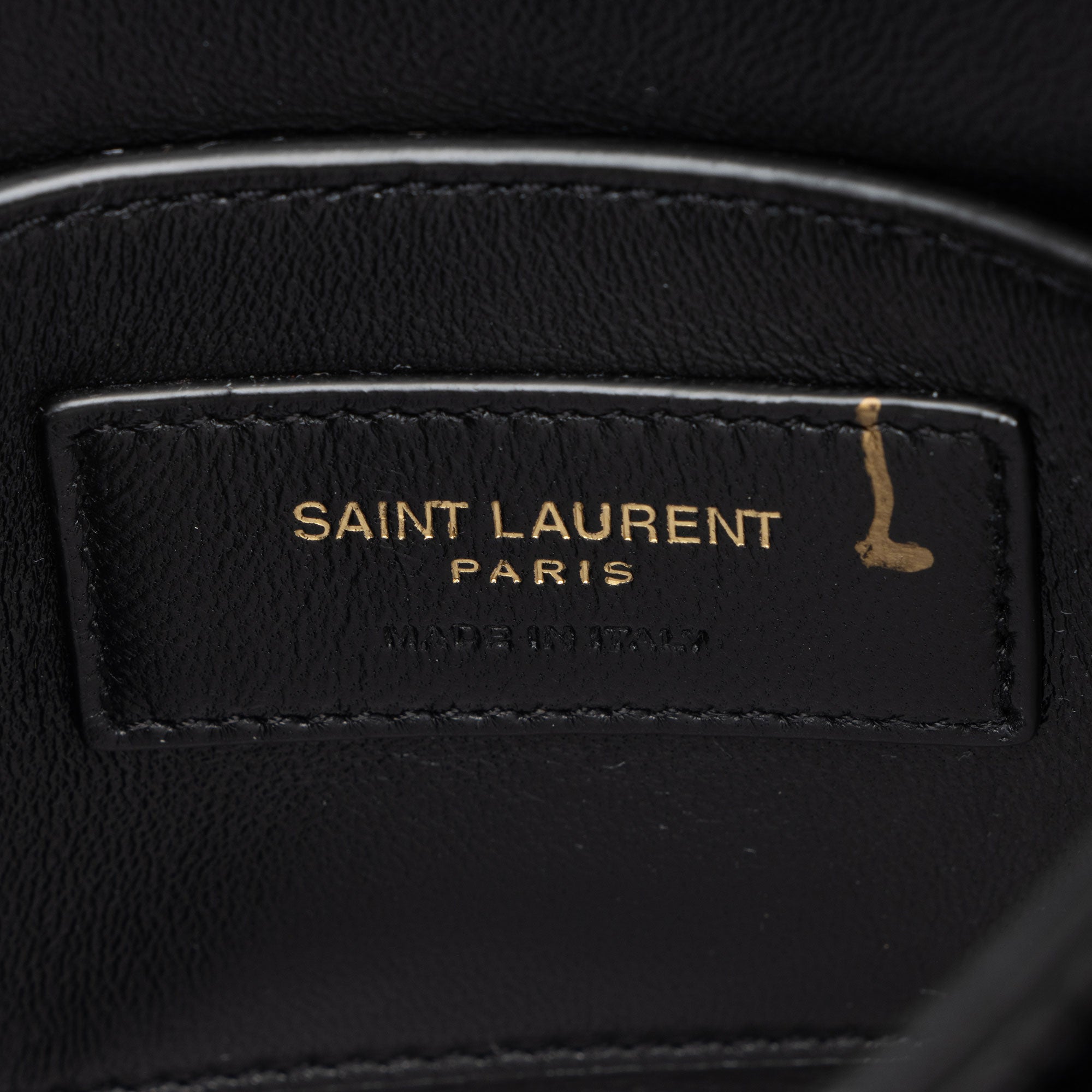 Saint Laurent Patent Leather Rendez-Vous Mini Hobo