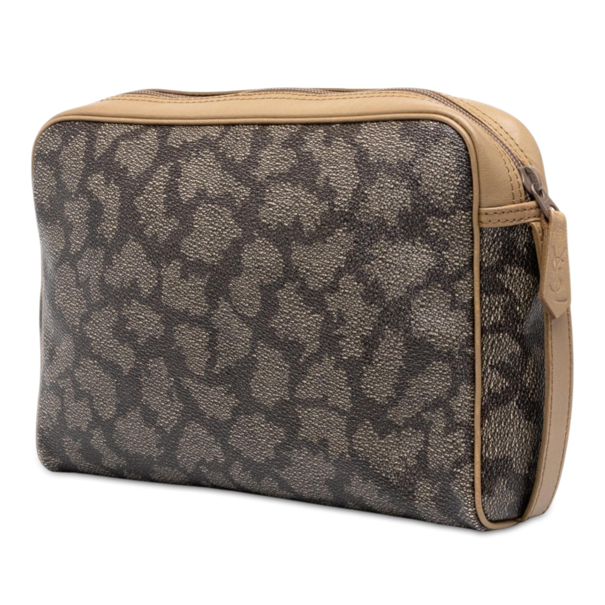 Saint Laurent Printed Coated Canvas Clutch