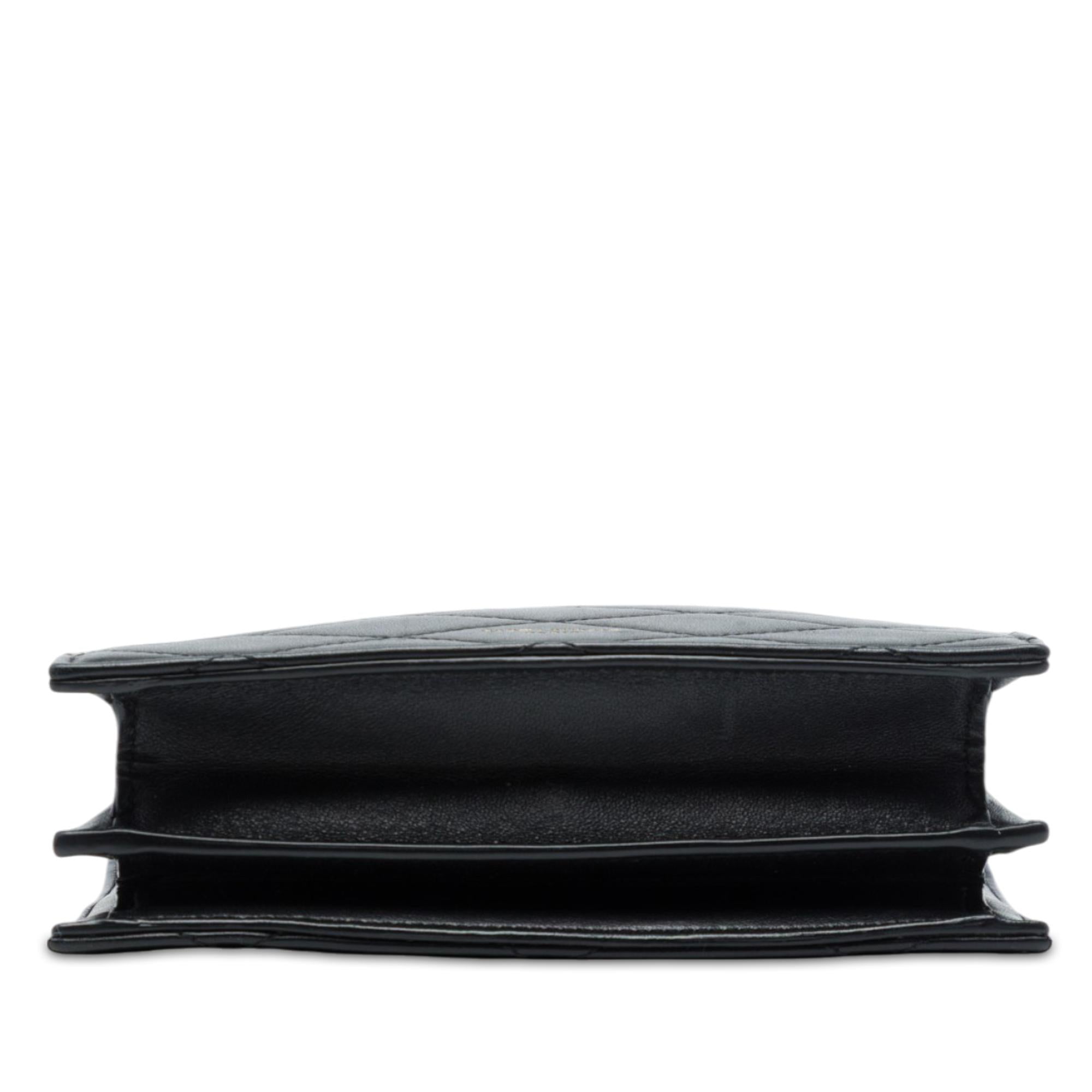 Saint Laurent Quilted Calfskin Le Maillon Square Chain Crossbody