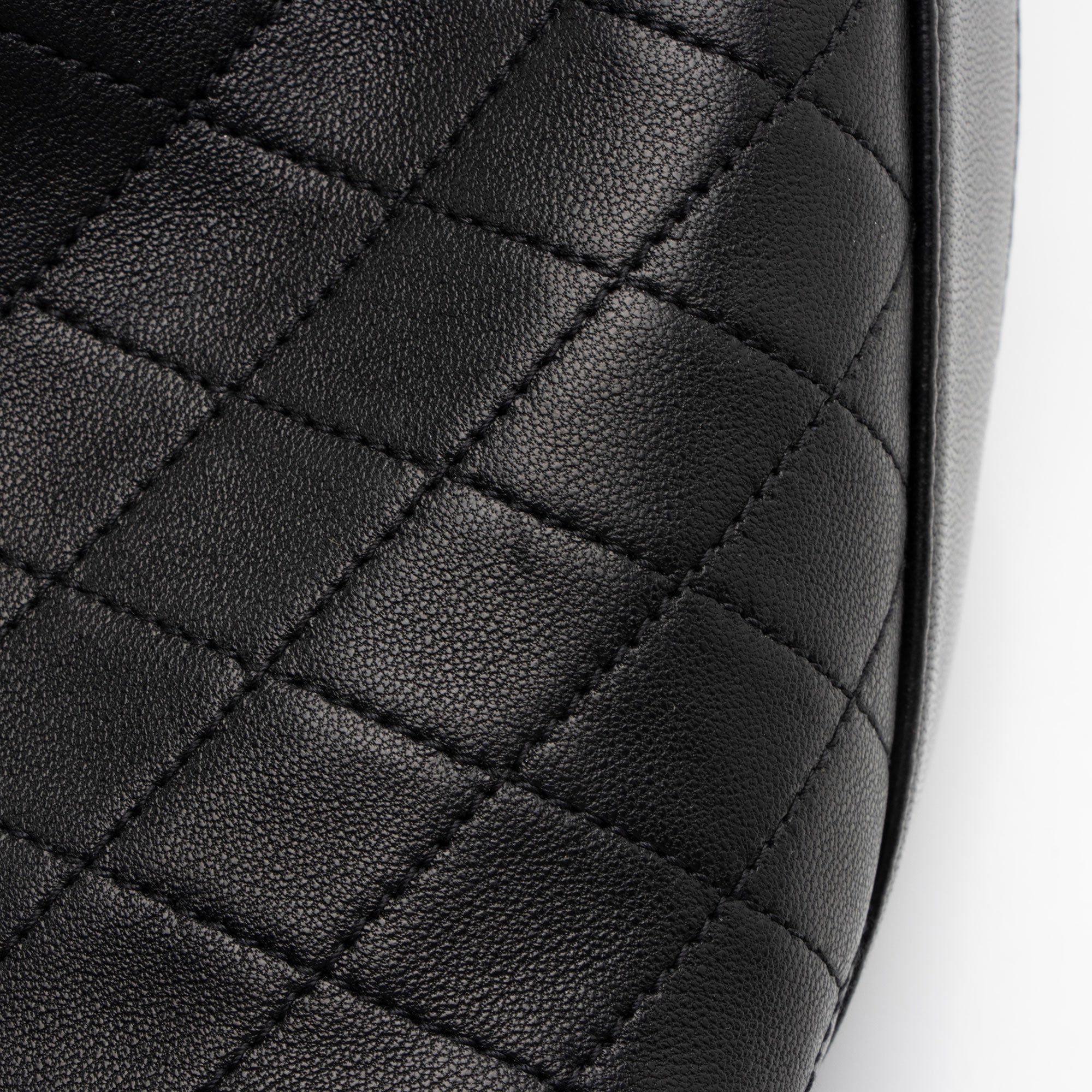 Saint Laurent Quilted Lambskin Cassandre Small Bucket Bag