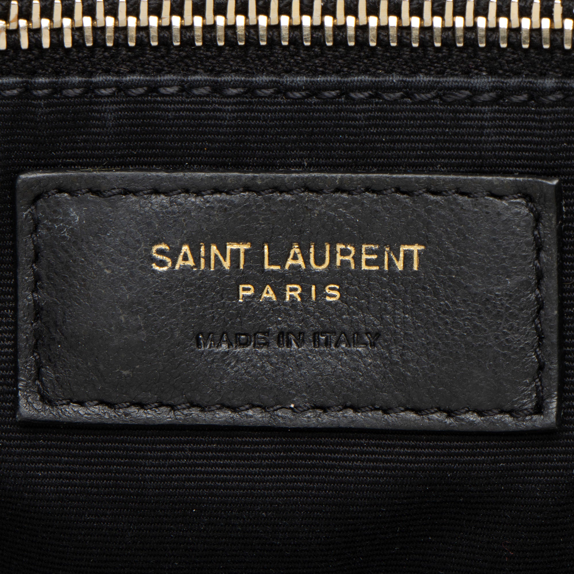 Saint Laurent Quilted Lambskin Monogram Icare Maxi Shopping Tote